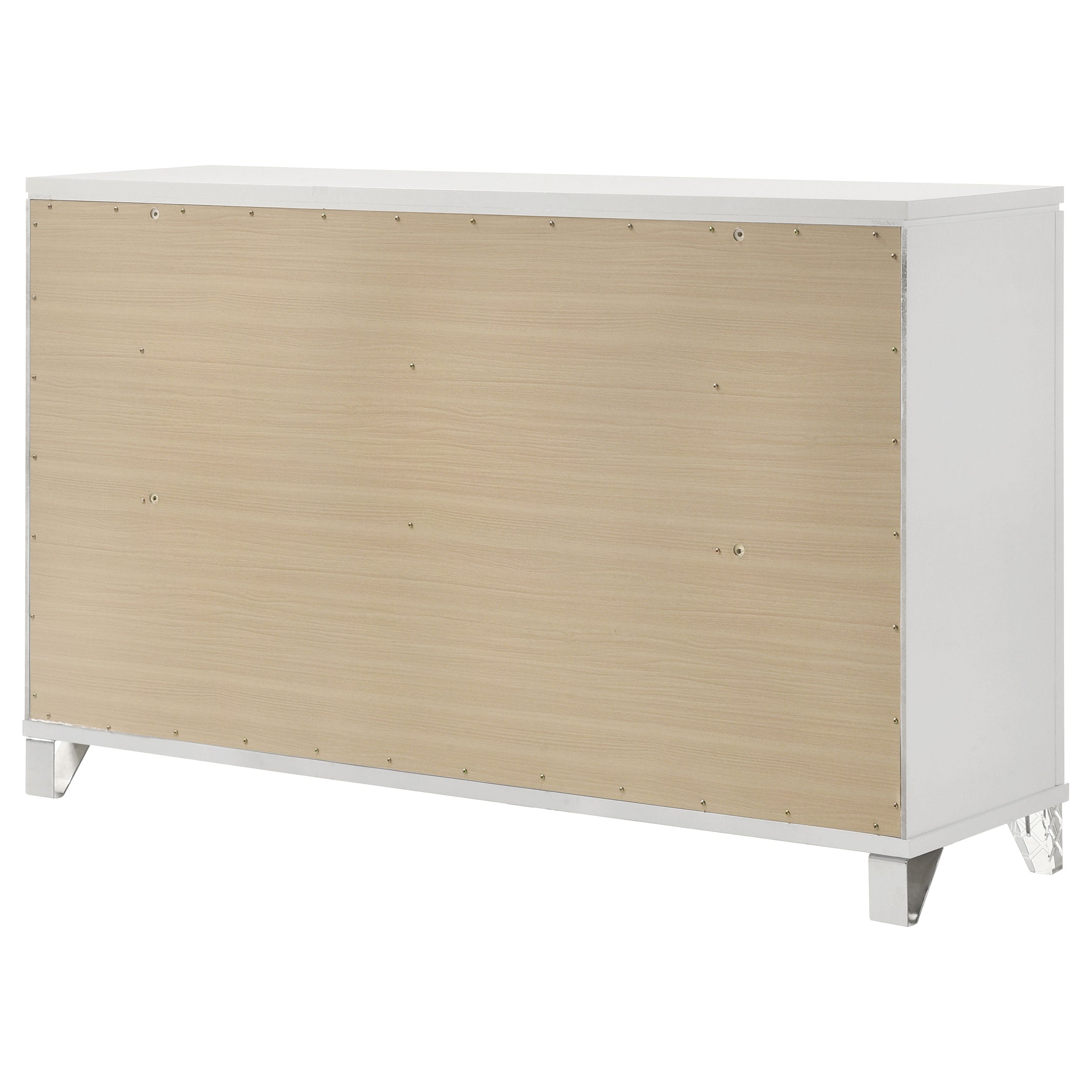 Marmore 9-drawer Dresser Cabinet White — view 8