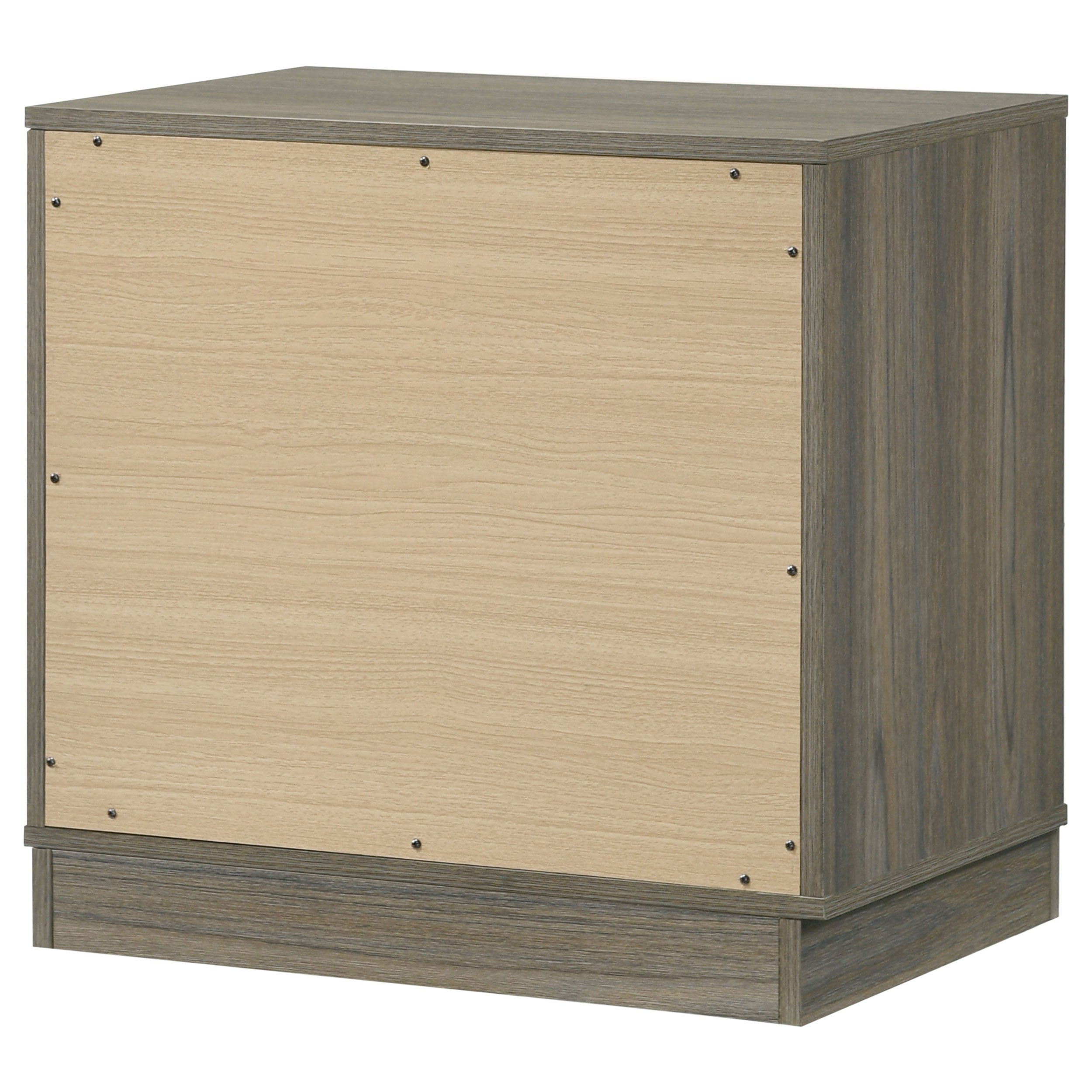 Fenwick 2-drawer Nightstand Bedside Table Grey Oak — view 8