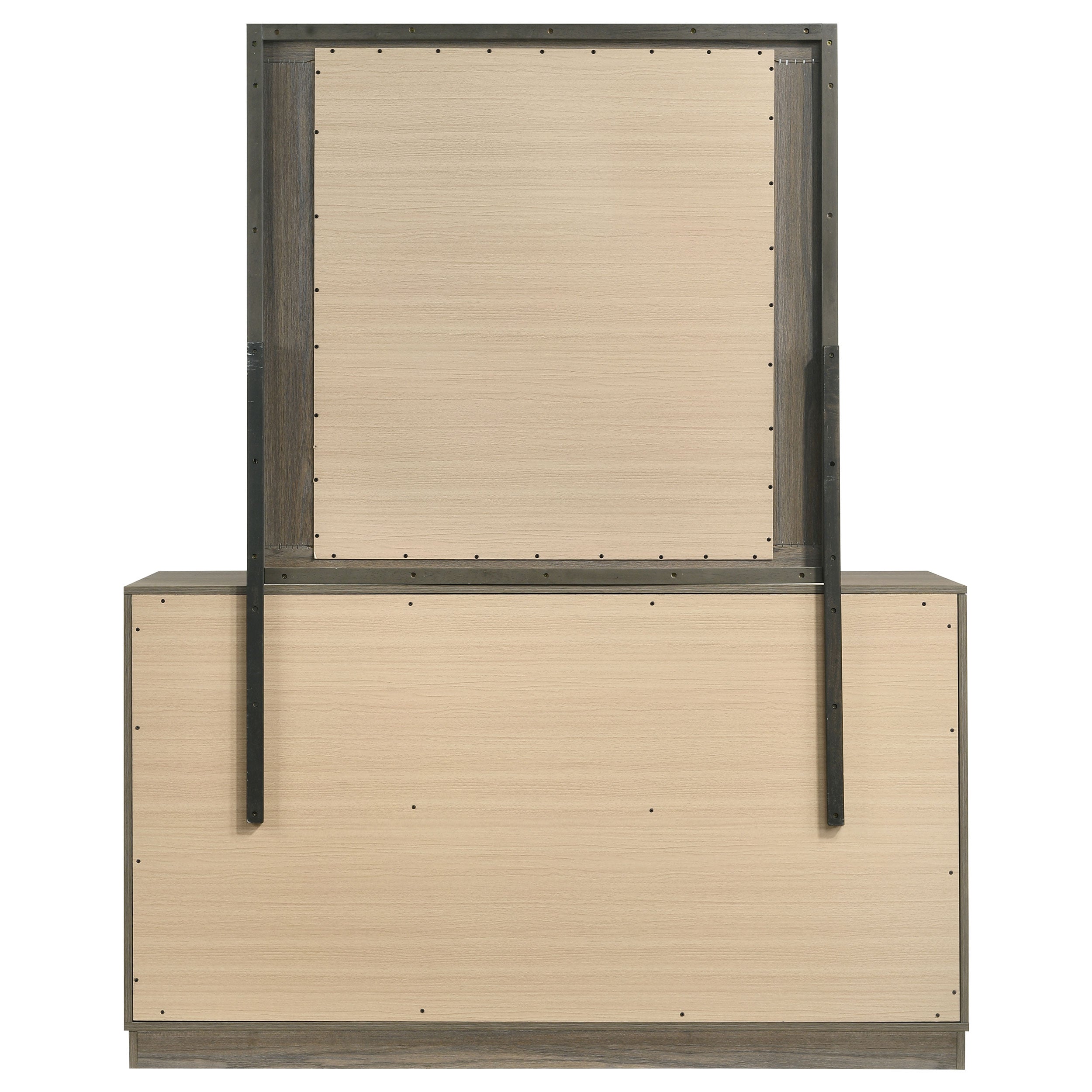 Fenwick 9-drawer Dresser with Mirror Grey Oak — view 7