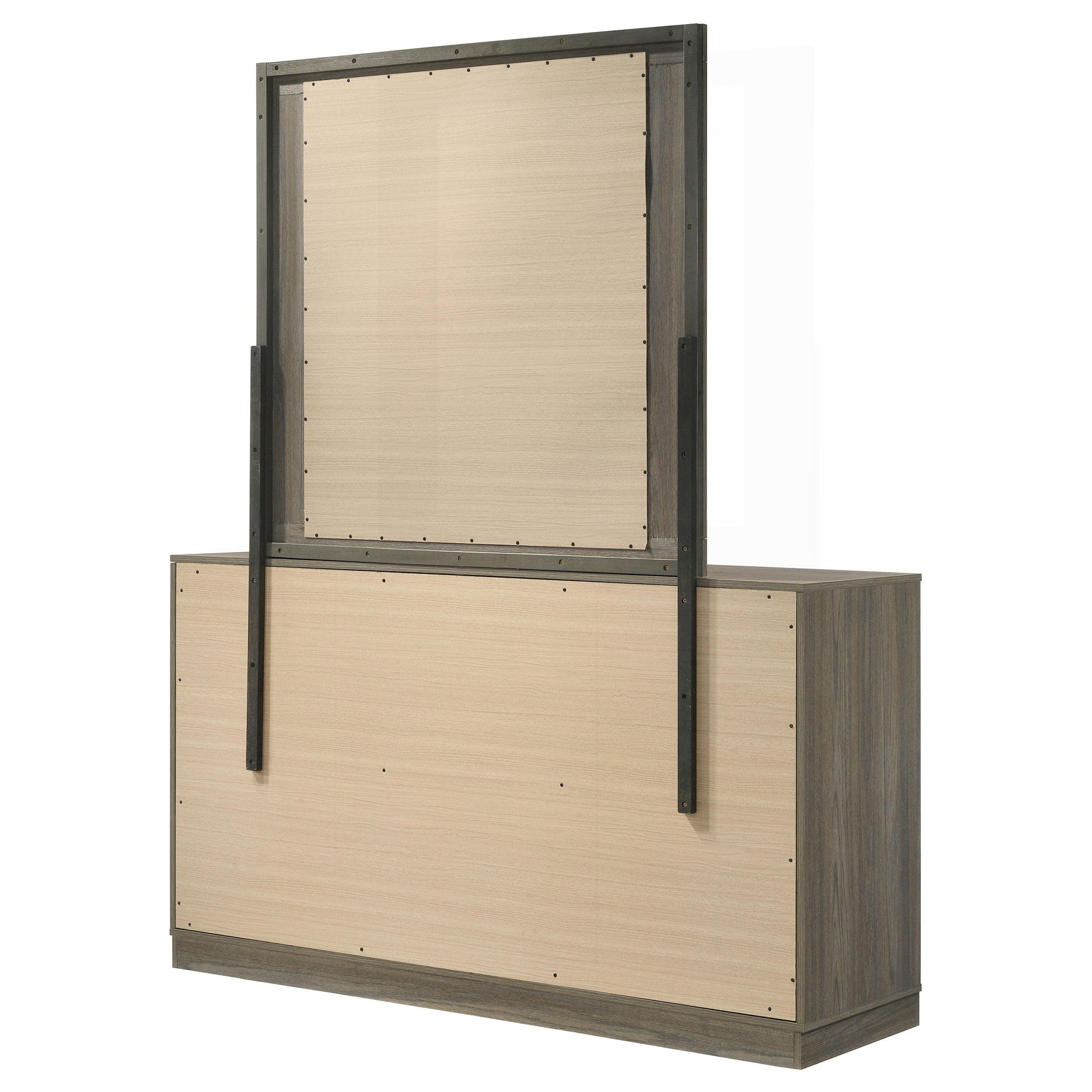 Fenwick 9-drawer Dresser with Mirror Grey Oak — view 8