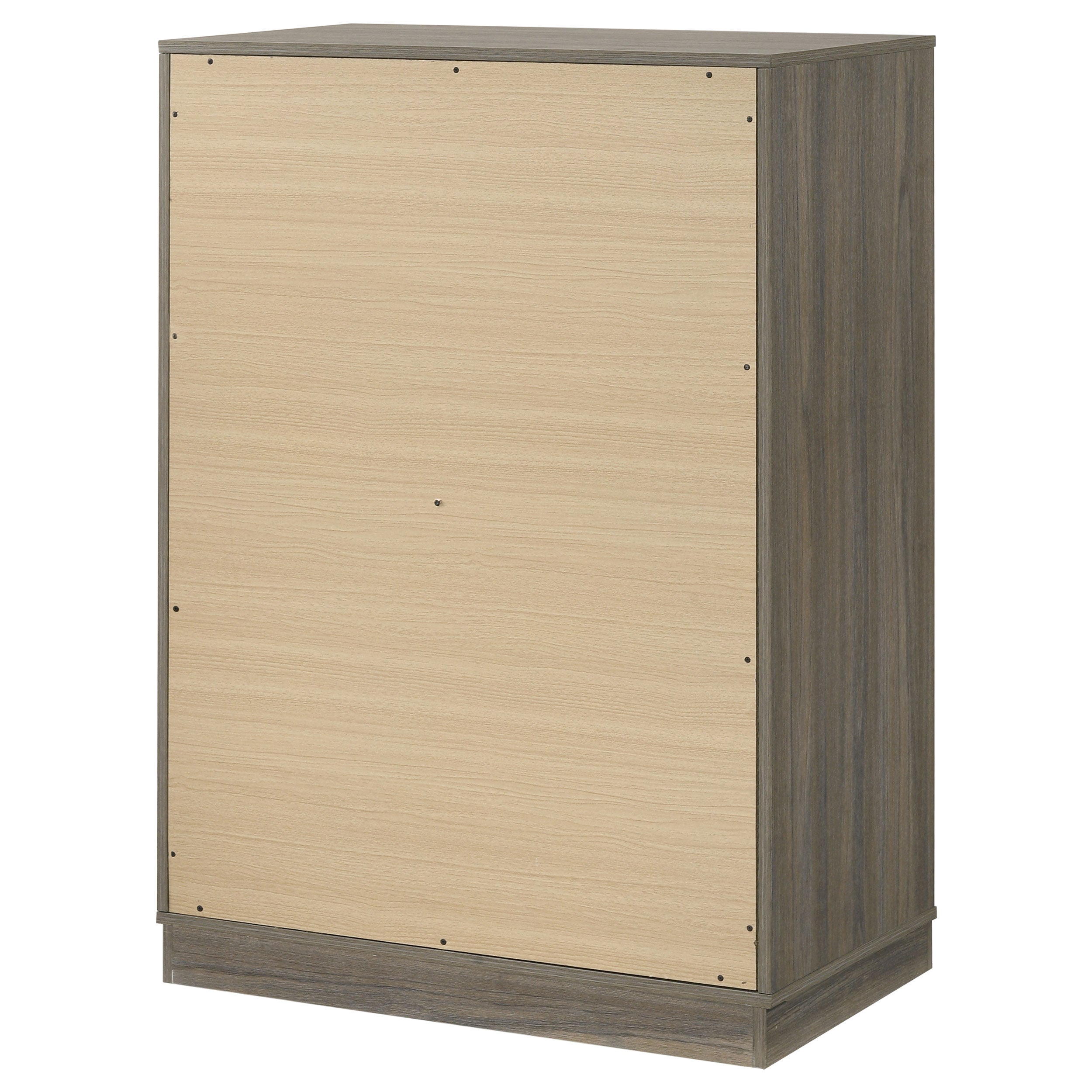 Fenwick 4-drawer Chest of Drawers Grey Oak — view 8