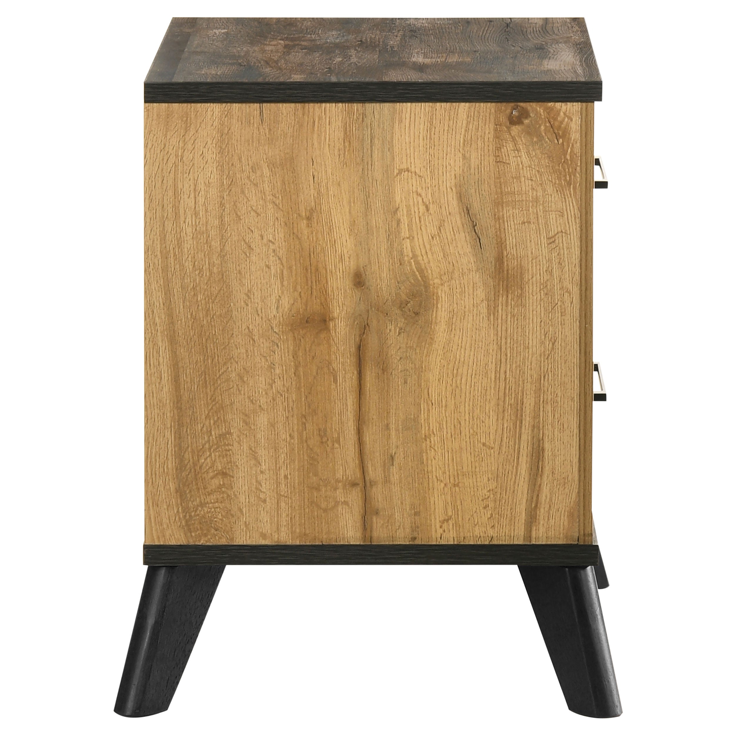 Kaywood 2-drawer Nightstand Bedside Table Natural Pine — view 6