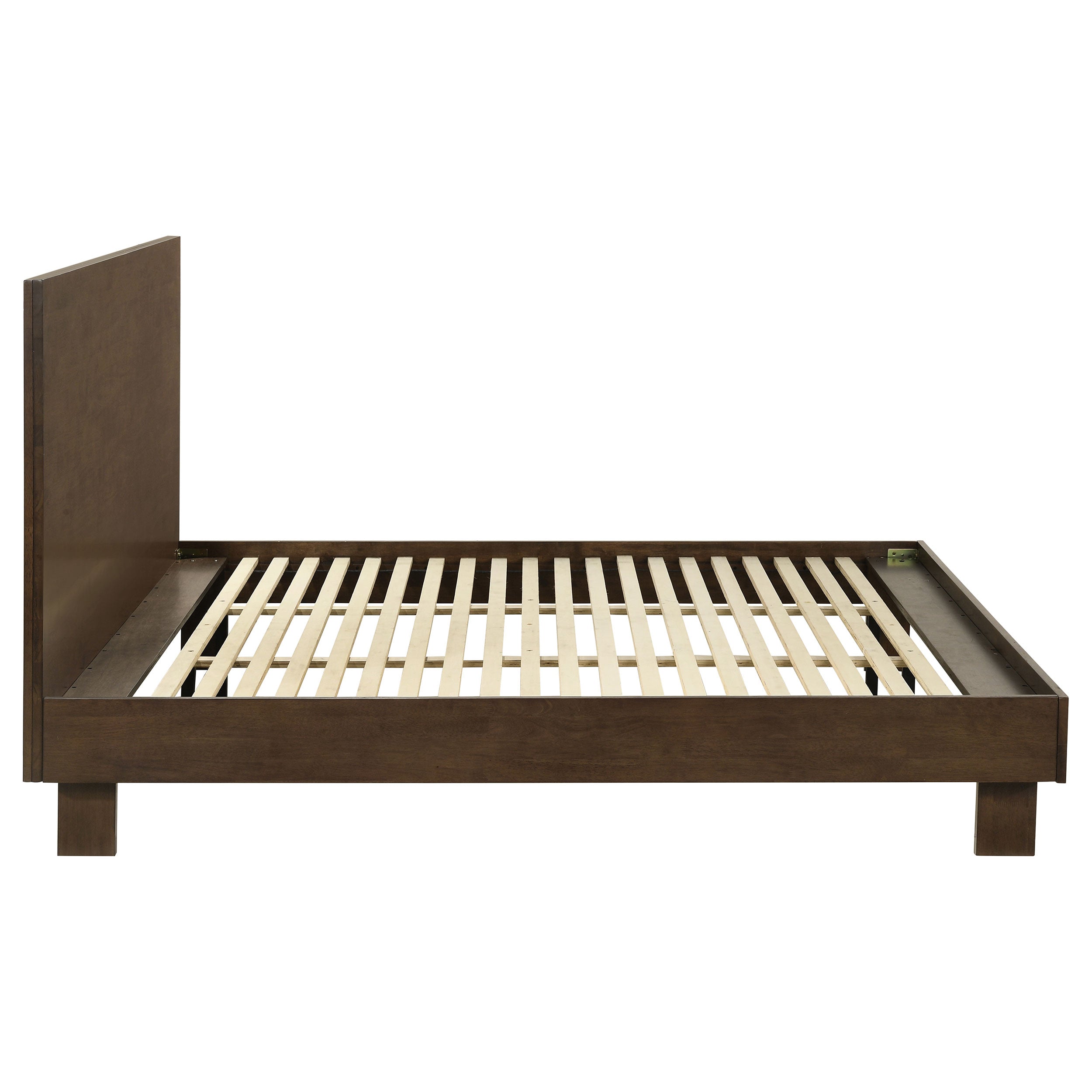 Glenwood 48-inch Eastern King Platform Panel Bed Warm Brown — view 6