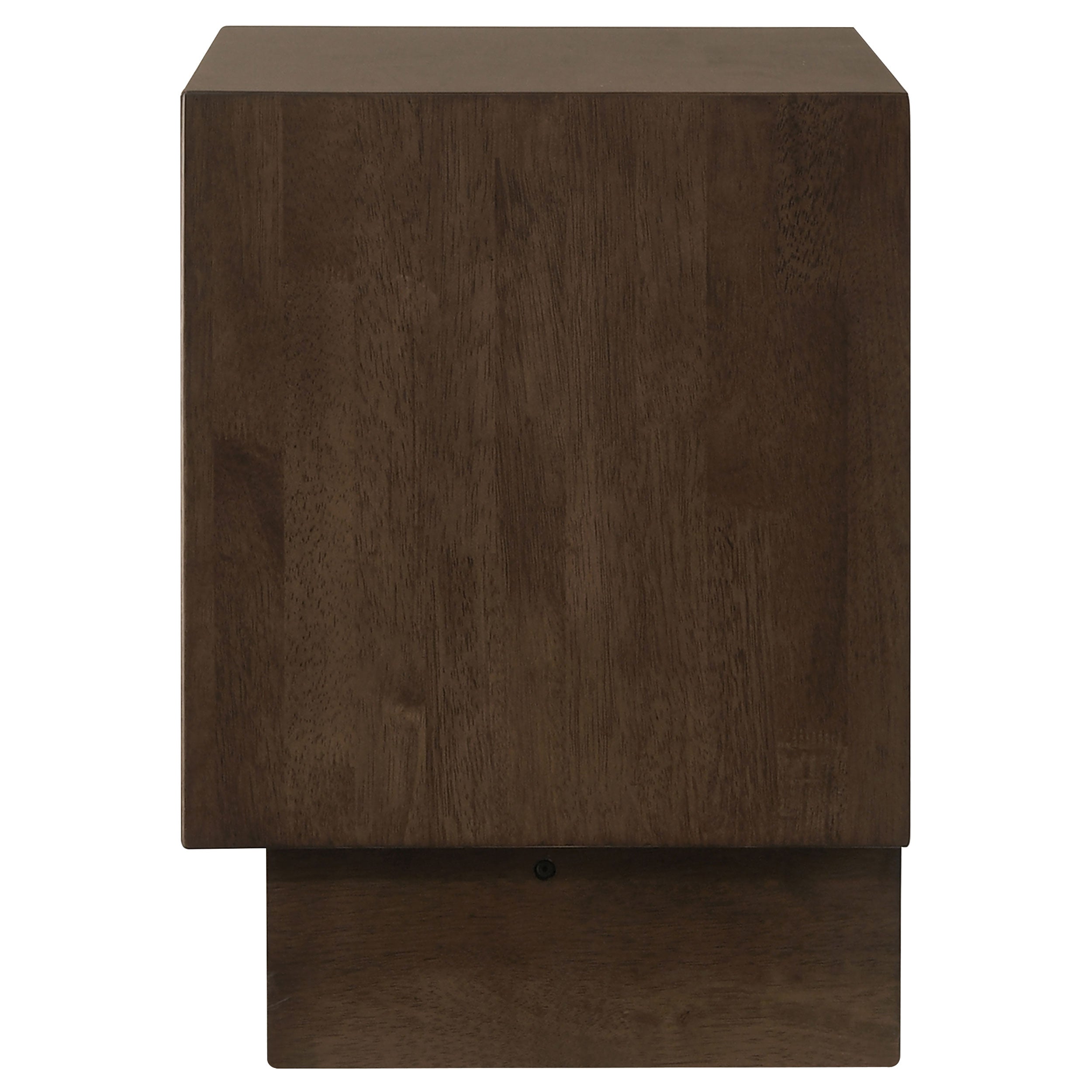 Glenwood 2-drawer Nightstand Bedside Table Warm Brown — view 5