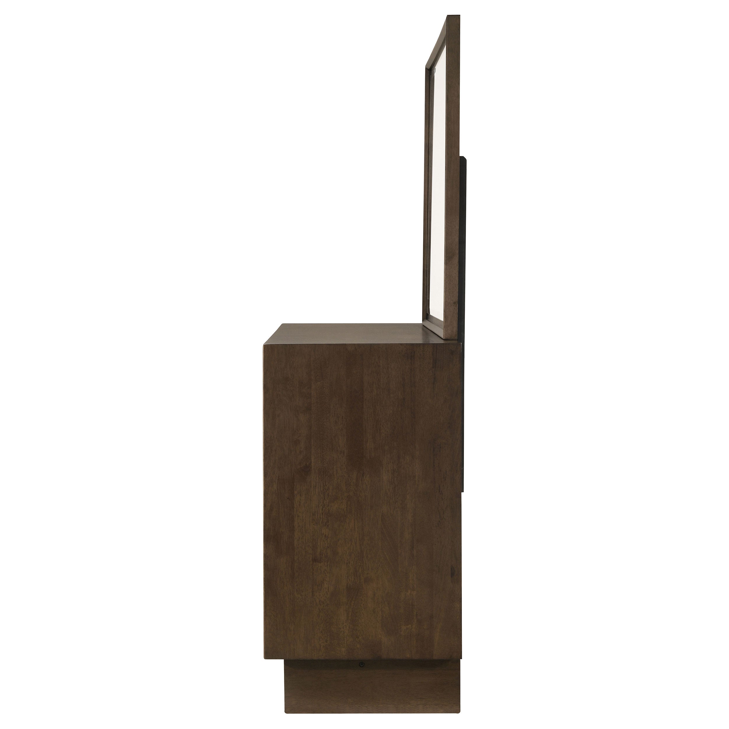 Glenwood 6-drawer Dresser and Mirror Warm Brown — view 5