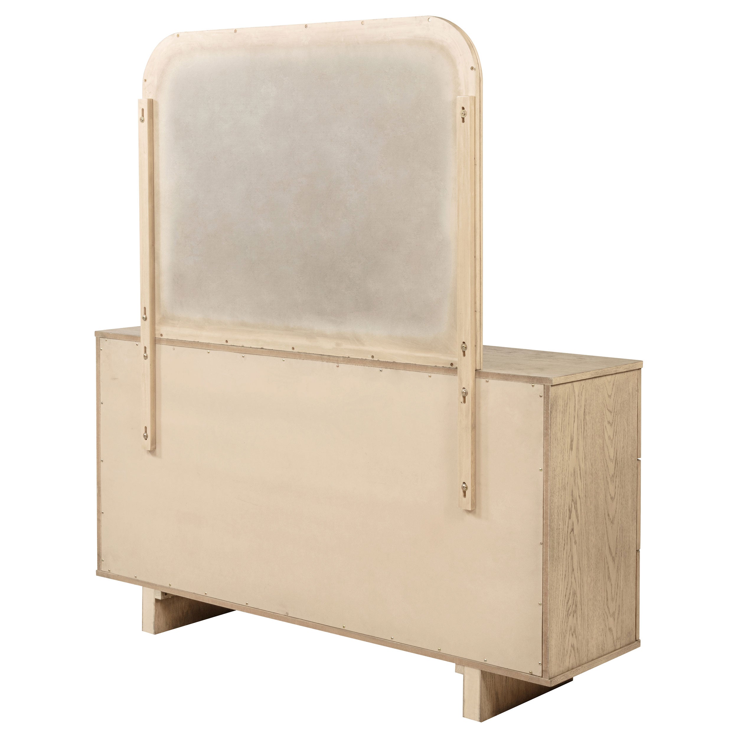 Kailani 9-drawer Dresser and Mirror Beige Oak — view 8