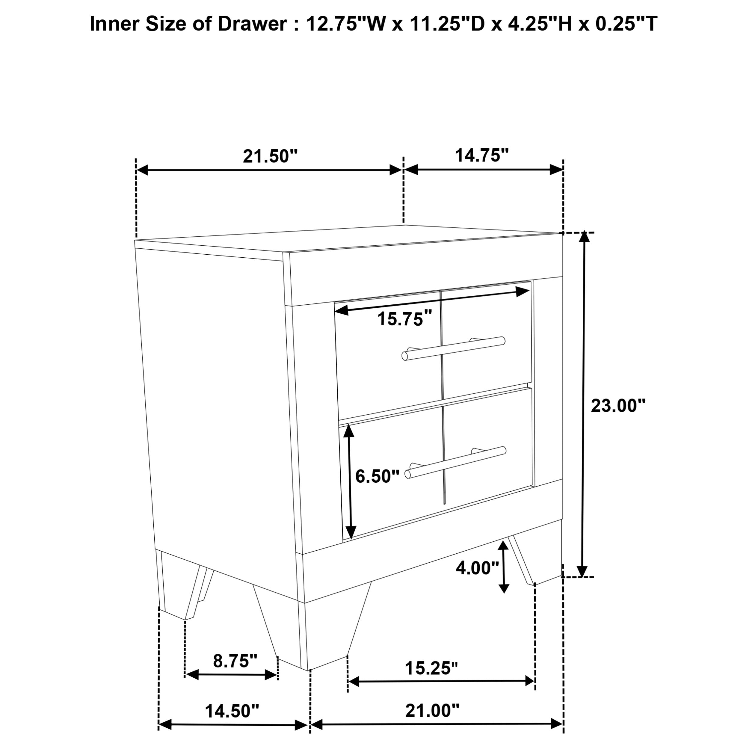 Trenton 5-piece Queen Bedroom Set Rustic Cream — view 17