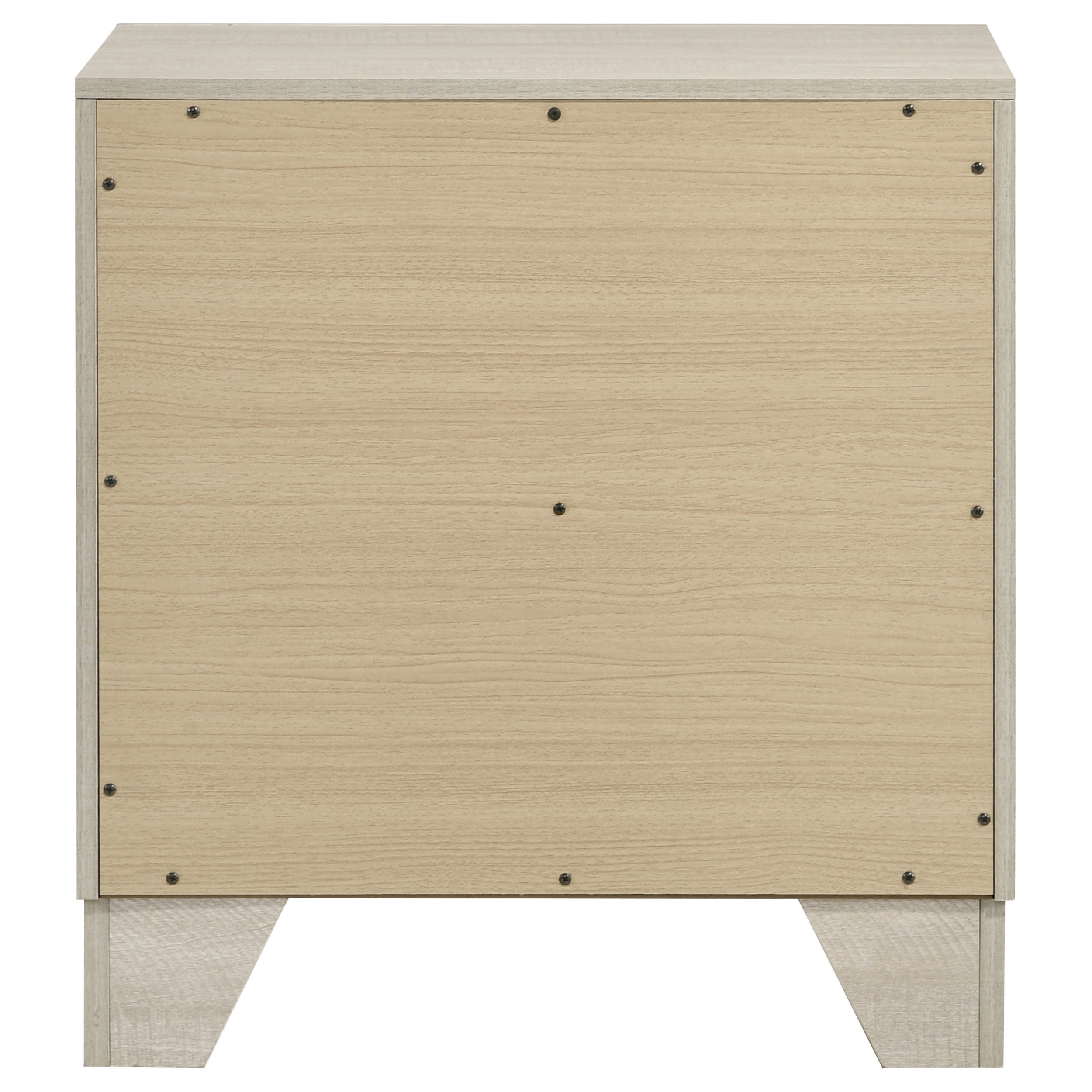Trenton 2-drawer Nightstand Bedside Table Rustic Cream — view 7