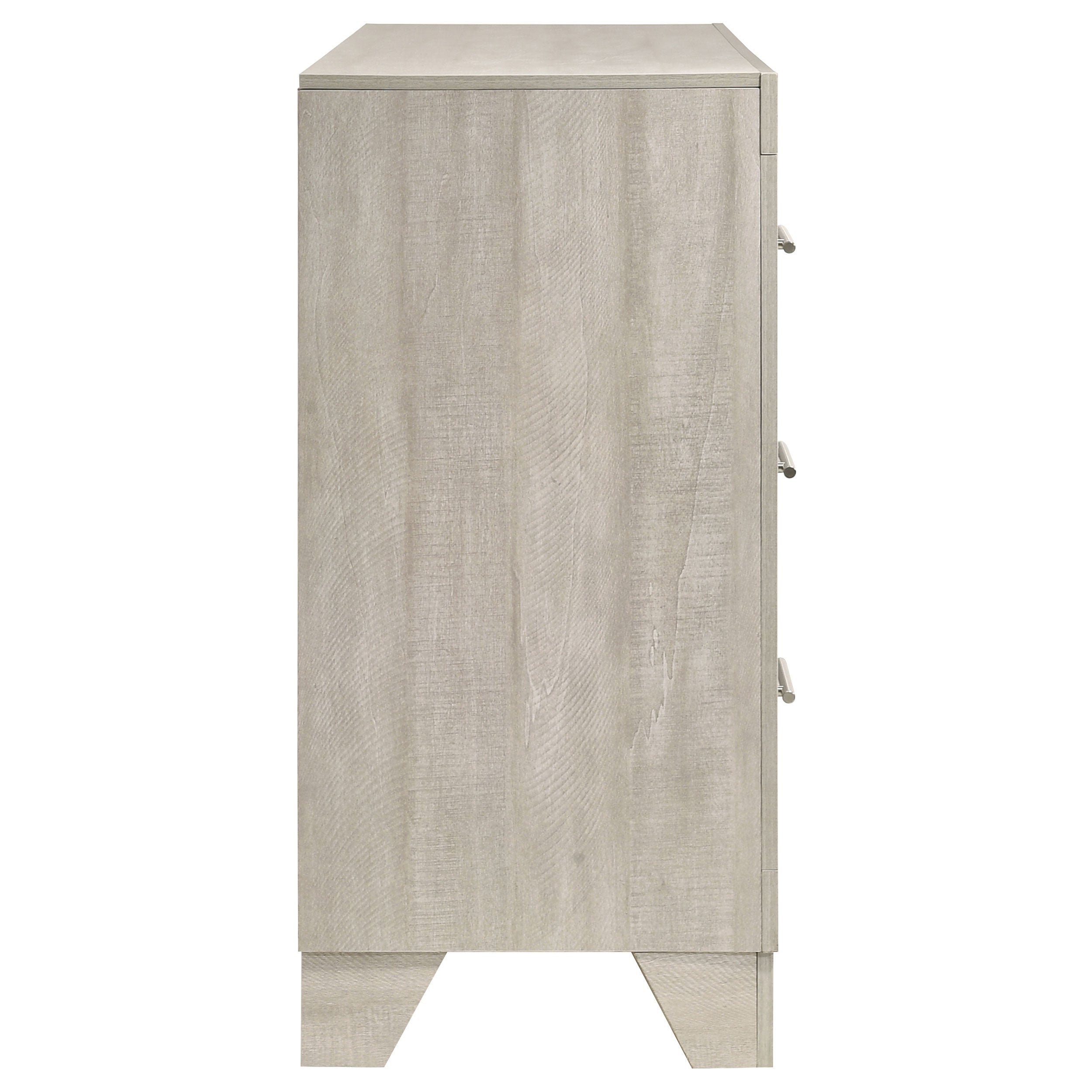 Trenton 6-drawer Bedroom Dresser Rustic Cream — view 9