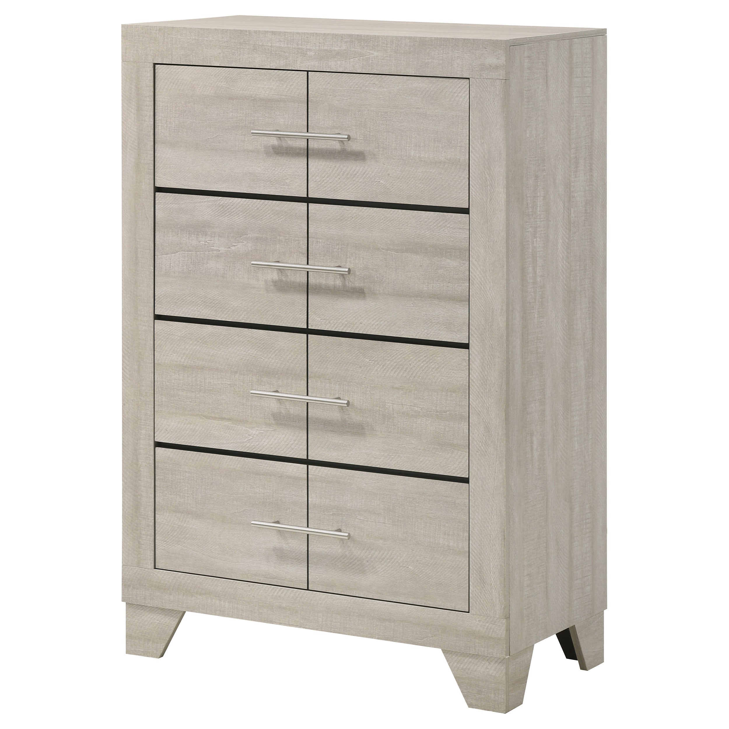 Trenton 4-drawer Bedroom Chest of Drawers Rustic Cream — view 4