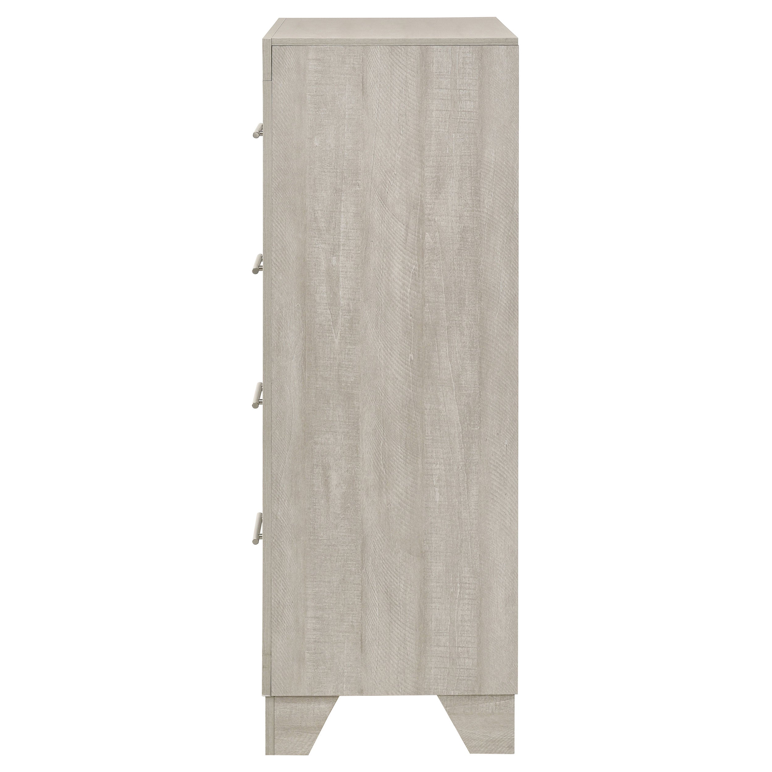 Trenton 4-drawer Bedroom Chest of Drawers Rustic Cream — view 5