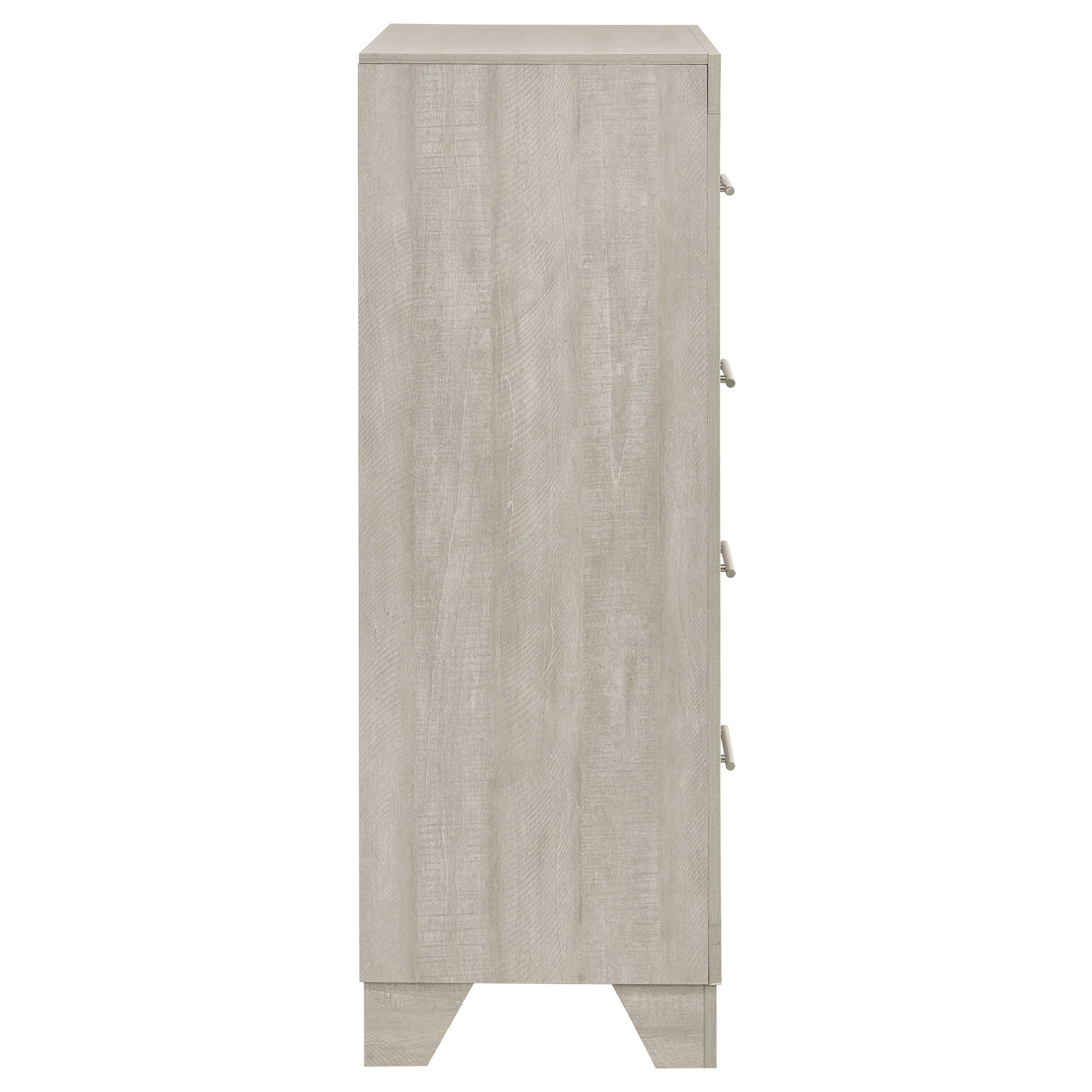 Trenton 4-drawer Bedroom Chest of Drawers Rustic Cream — view 9