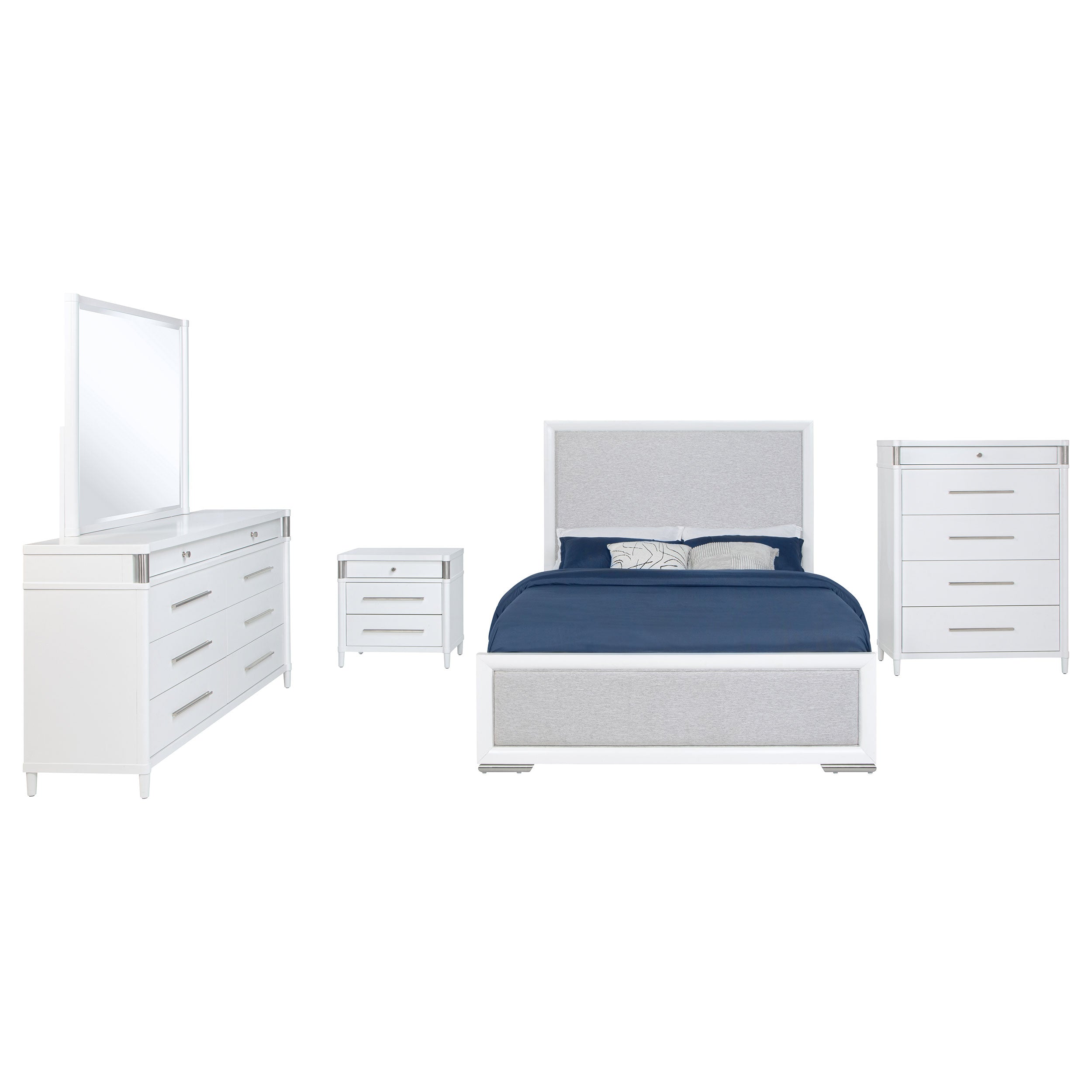 Gracemont 5-piece California King Bedroom Set White — view 2