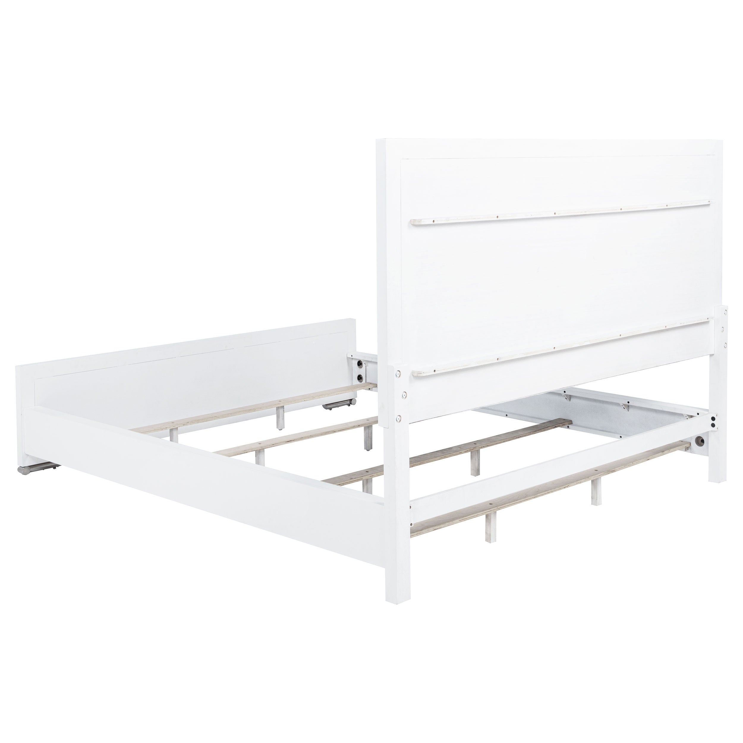 Gracemont 57-inch California King Panel Bed Grey and White — view 5