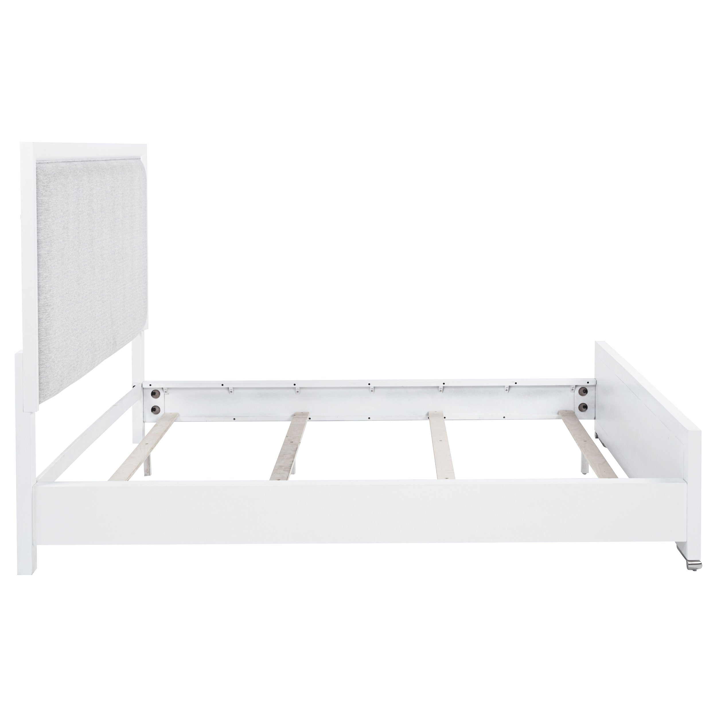 Gracemont 57-inch California King Panel Bed Grey and White — view 6