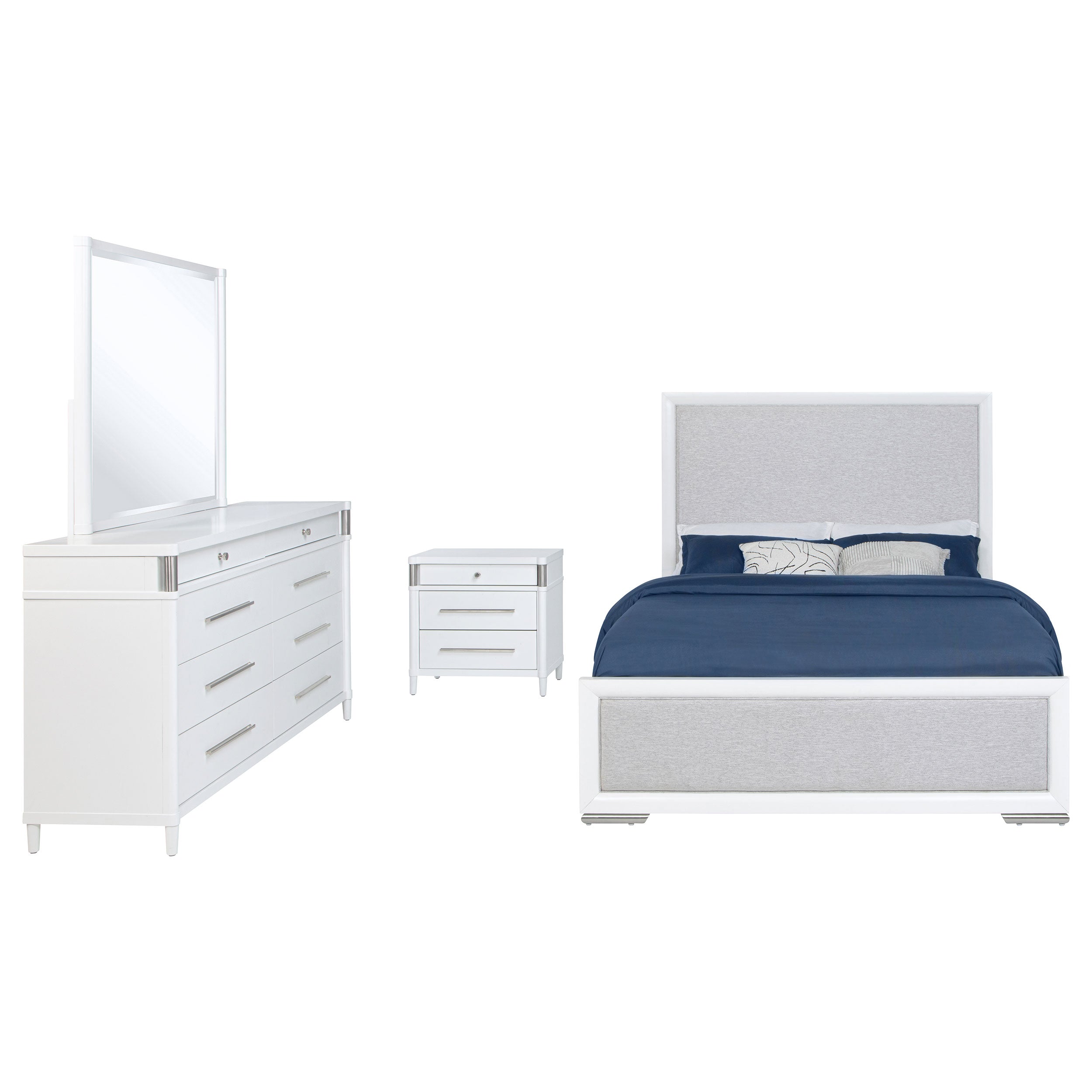 Gracemont 4-piece Queen Bedroom Set White — view 2