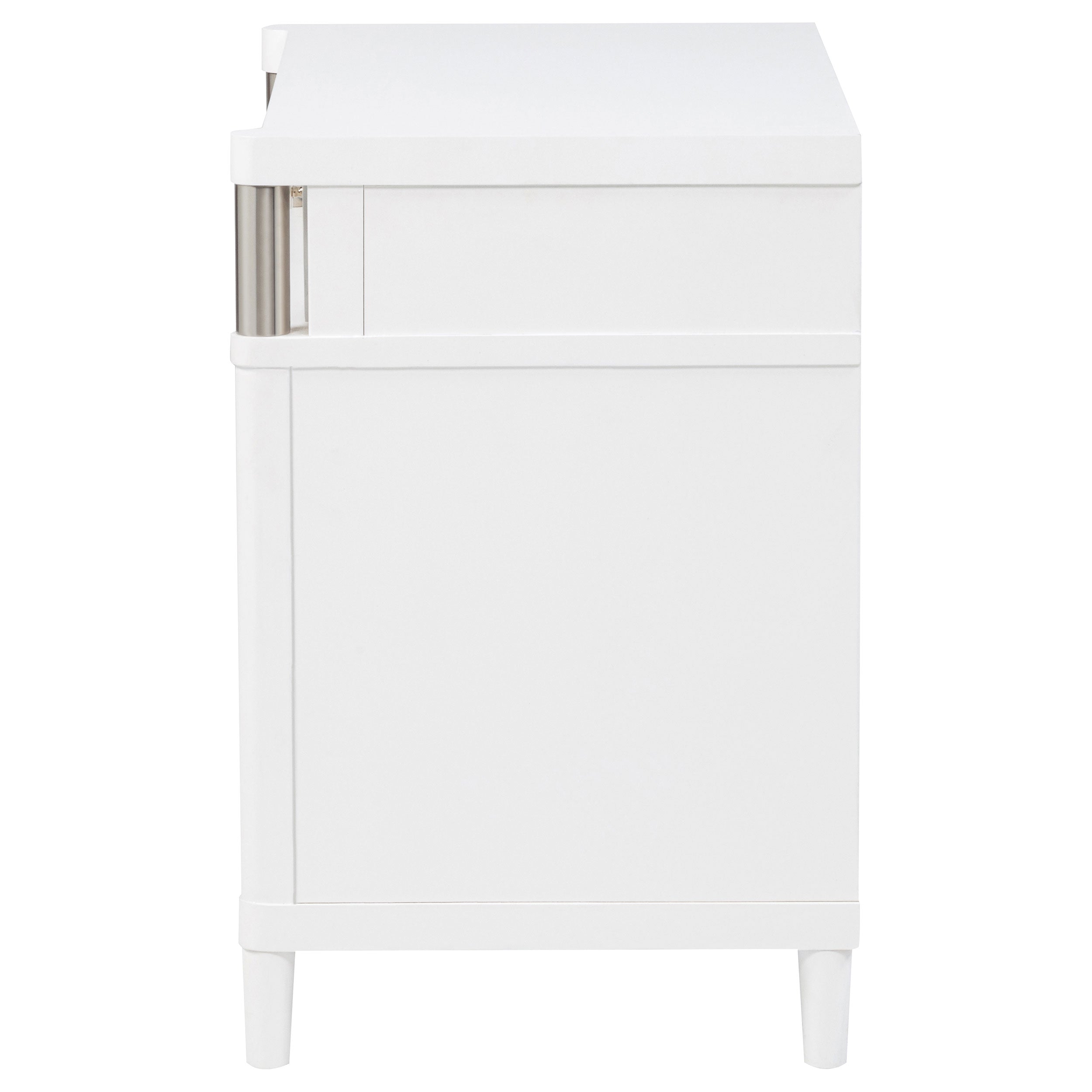 Gracemont 3-drawer Bedroom Nightstand Bedside Table White — view 5