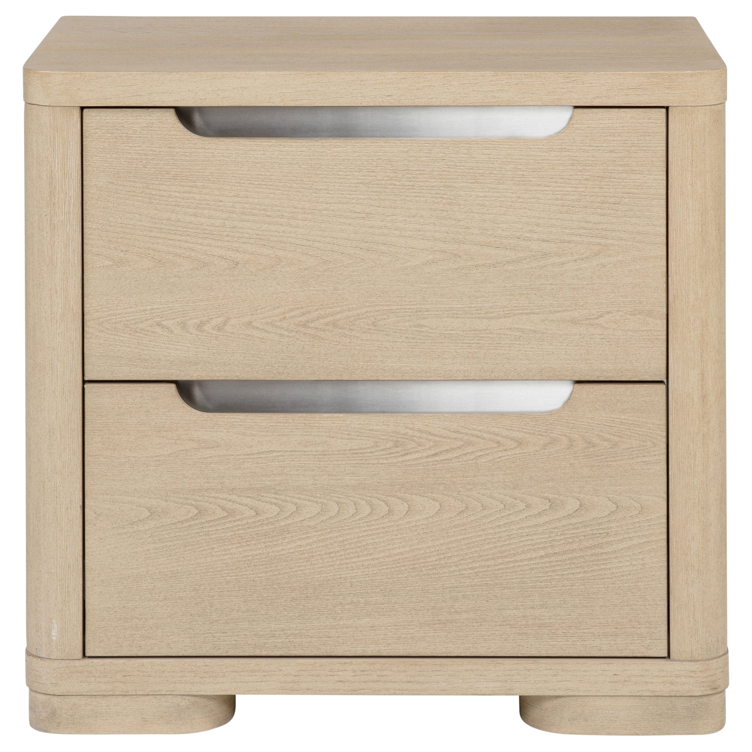 Ladera 2-drawer Nightstand Bedside Table Light Elm — view 3