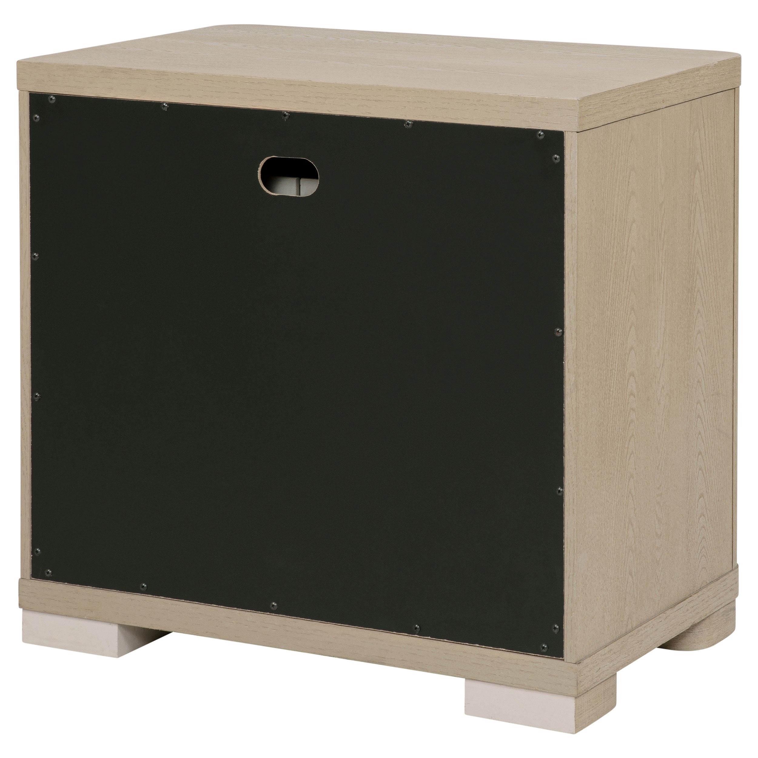 Ladera 2-drawer Nightstand Bedside Table Light Elm — view 8