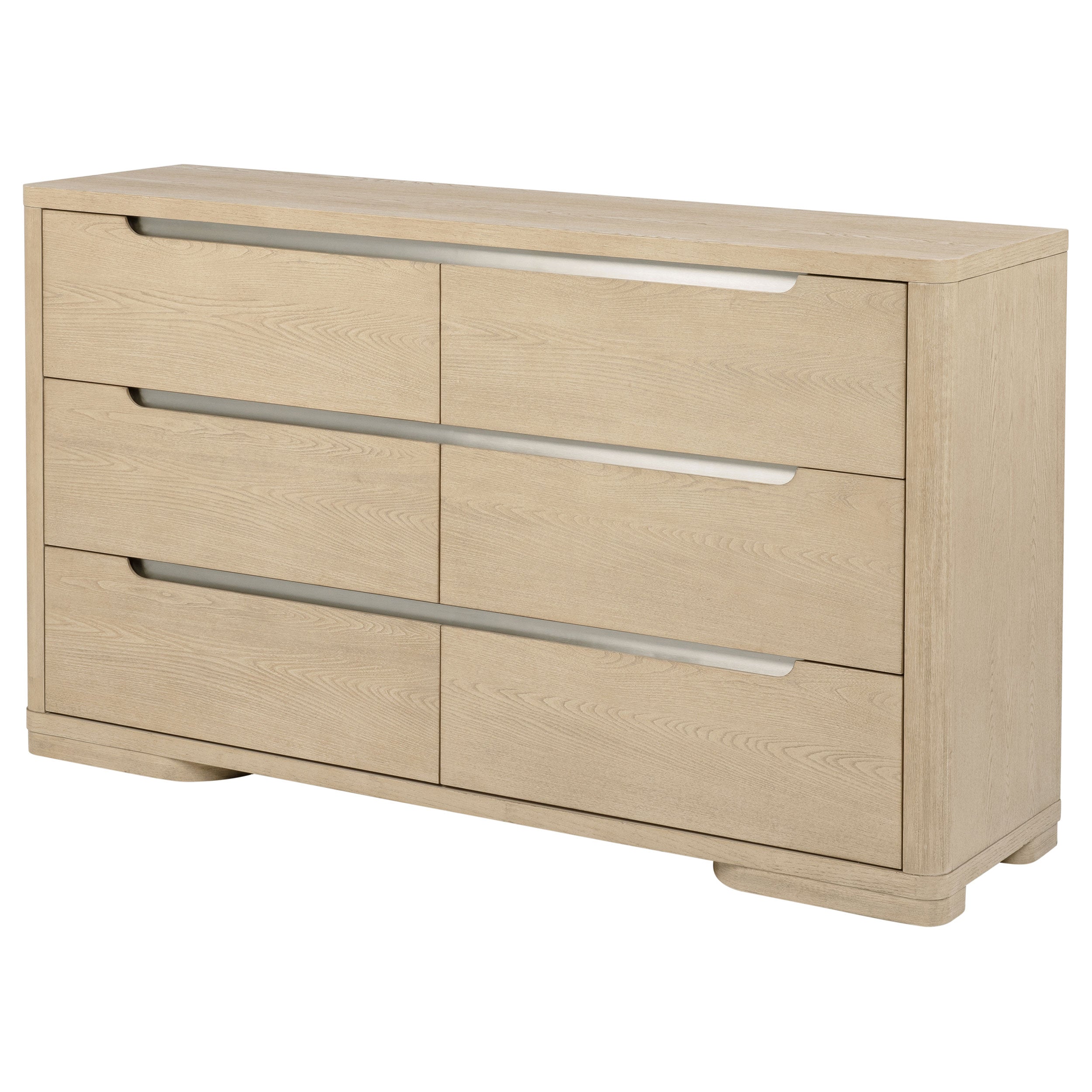 Ladera 6-drawer Bedroom Dresser Light Elm — view 4