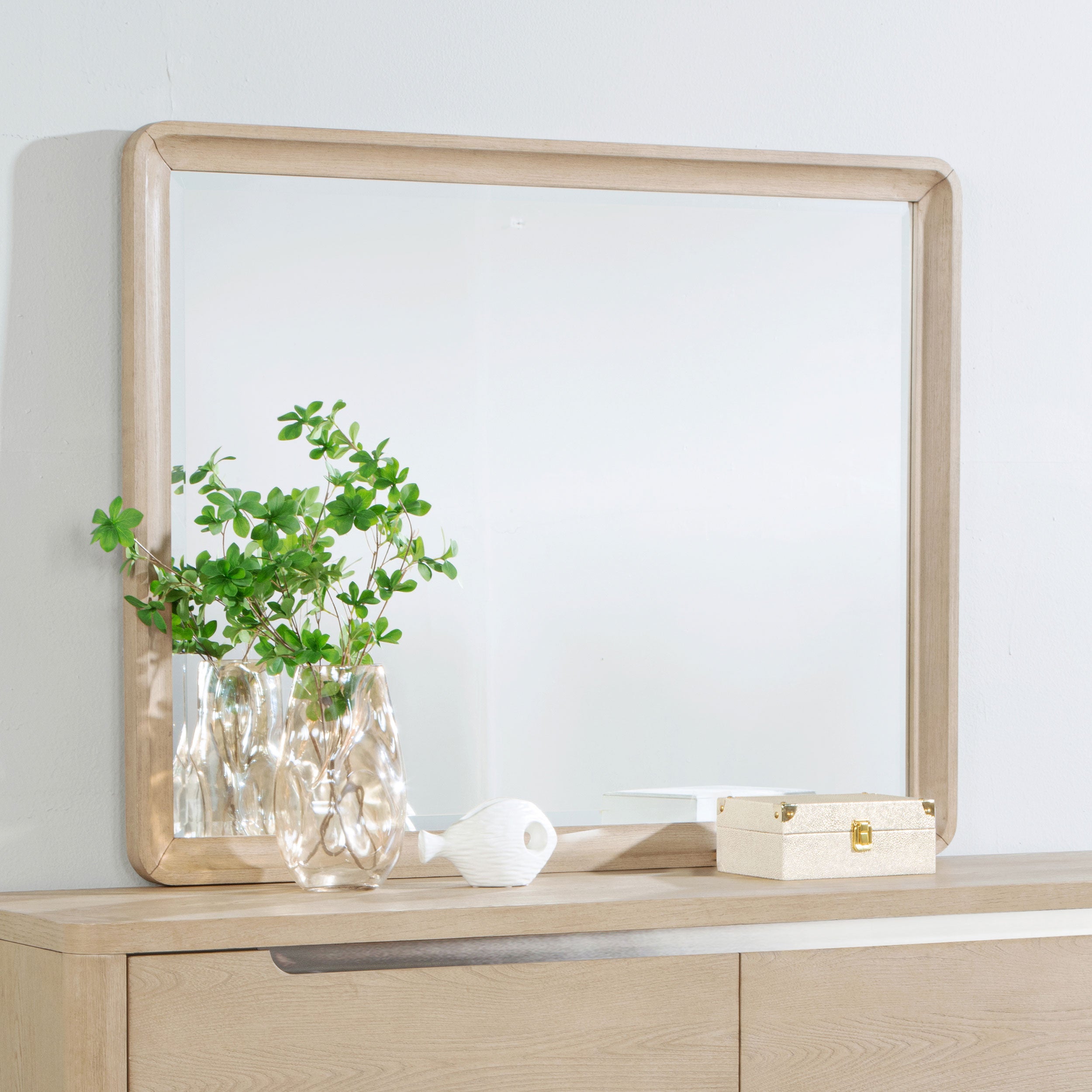 Ladera Dresser Mirror Light Elm — view 2