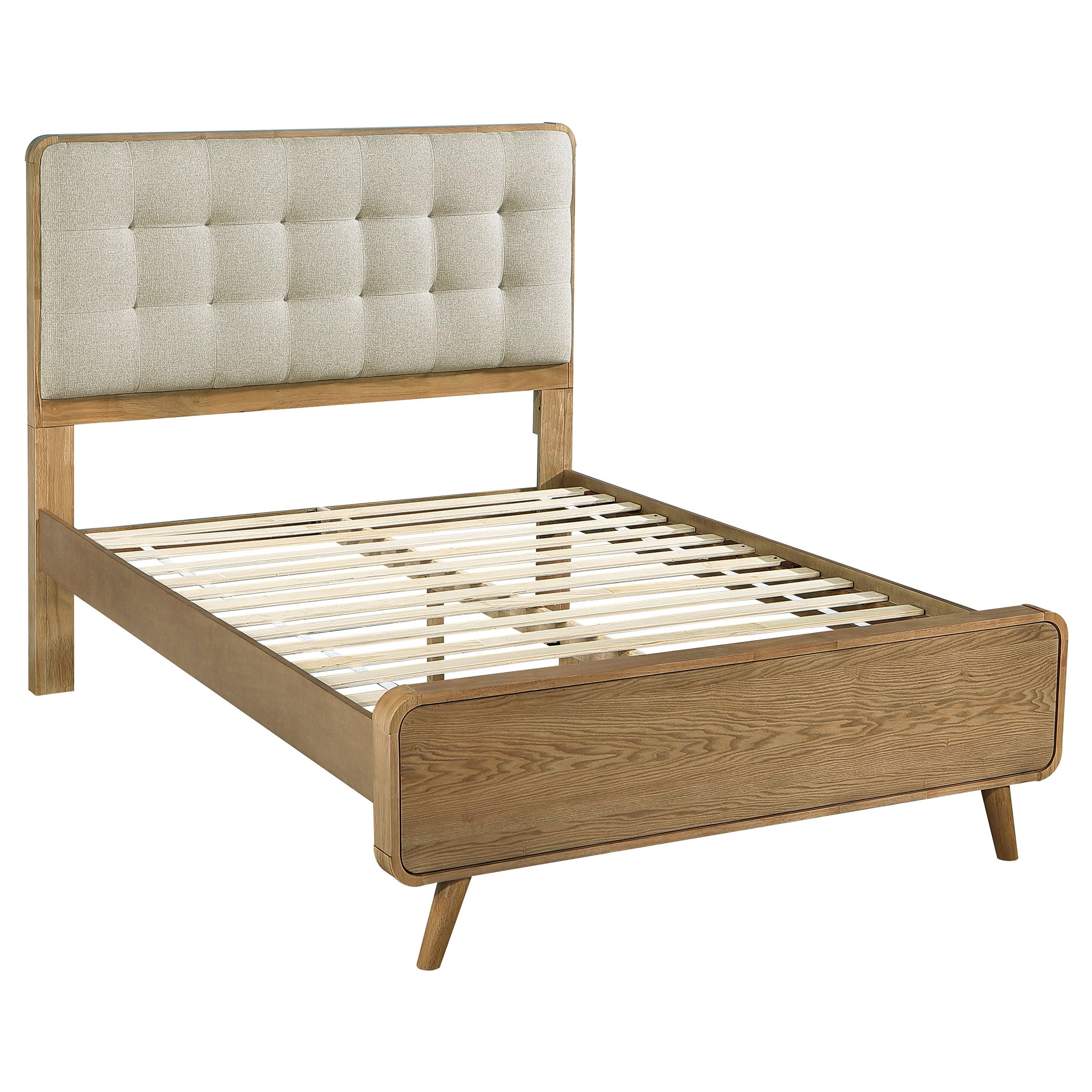 Robyn Wood Full Platform Bed Light Ash — view 1