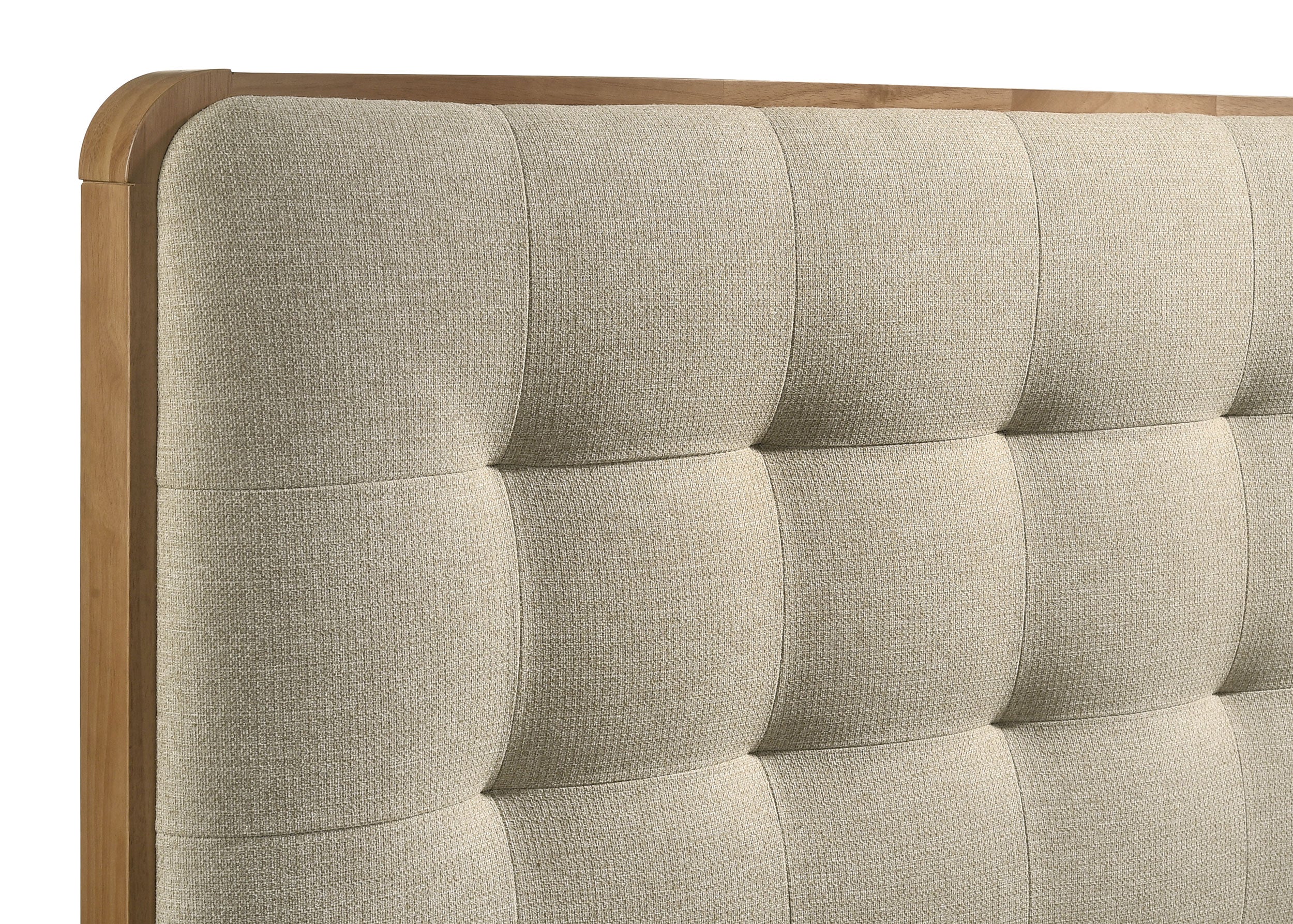 Robyn Wood California King Platform Bed Light Ash — view 10