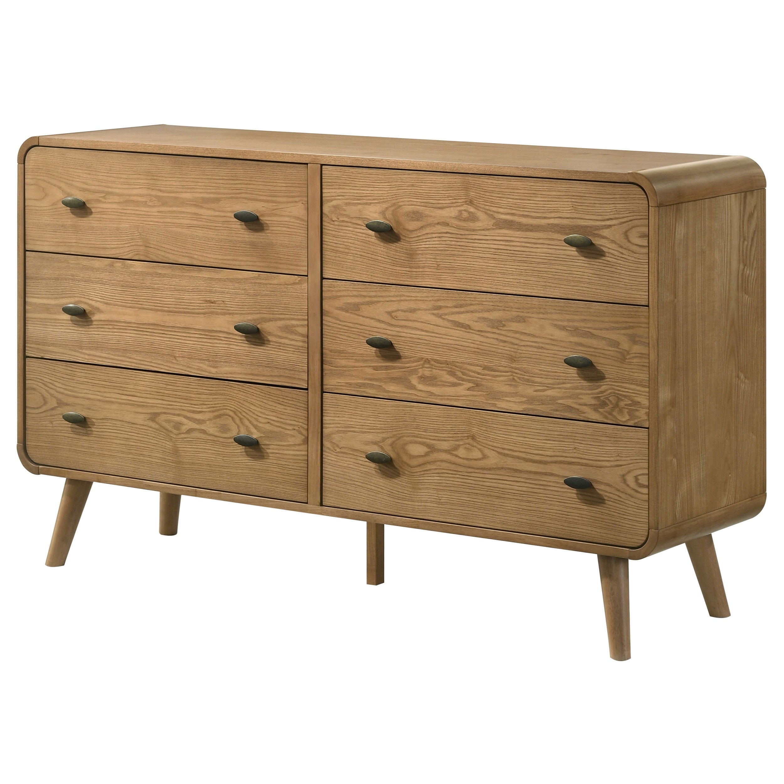 Robyn 6-drawer Bedroom Dresser Light Ash — view 4