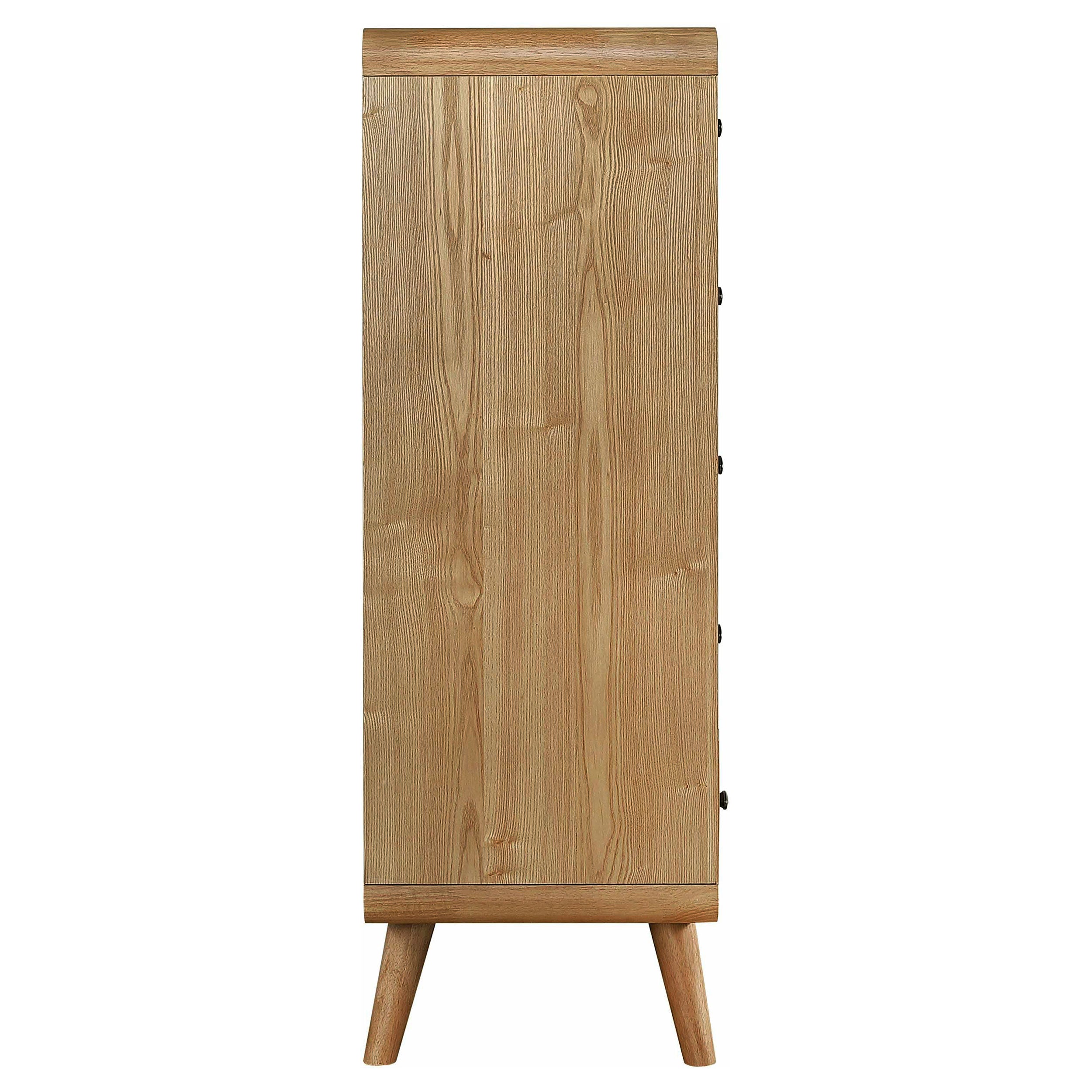 Robyn 5-drawer Bedroom Chest of Drawers Light Ash — view 9