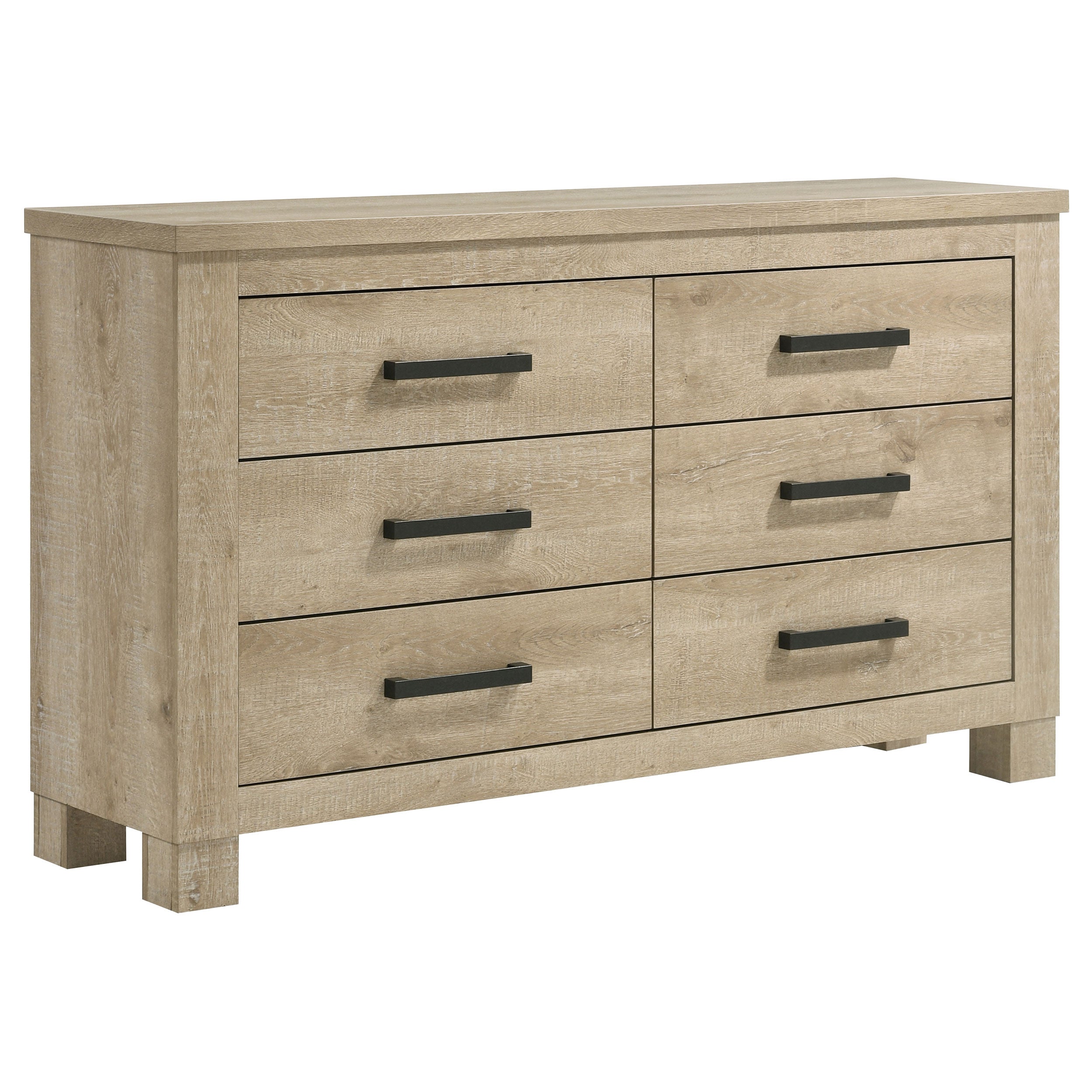 Oakglen 5-piece Eastern King Bedroom Set Weathered Oak — view 7
