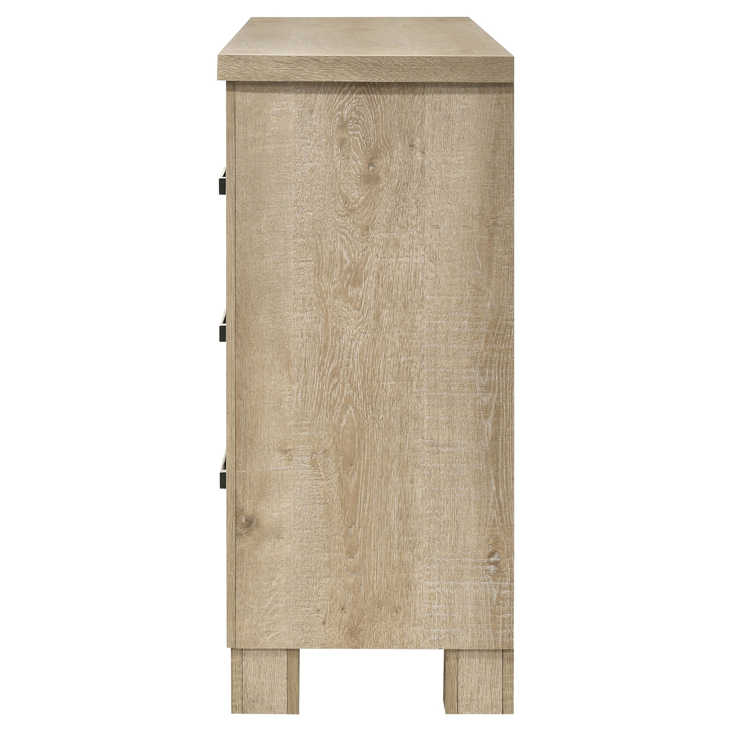 Oakglen 6-drawer Bedroom Dresser Weathered Oak — view 5