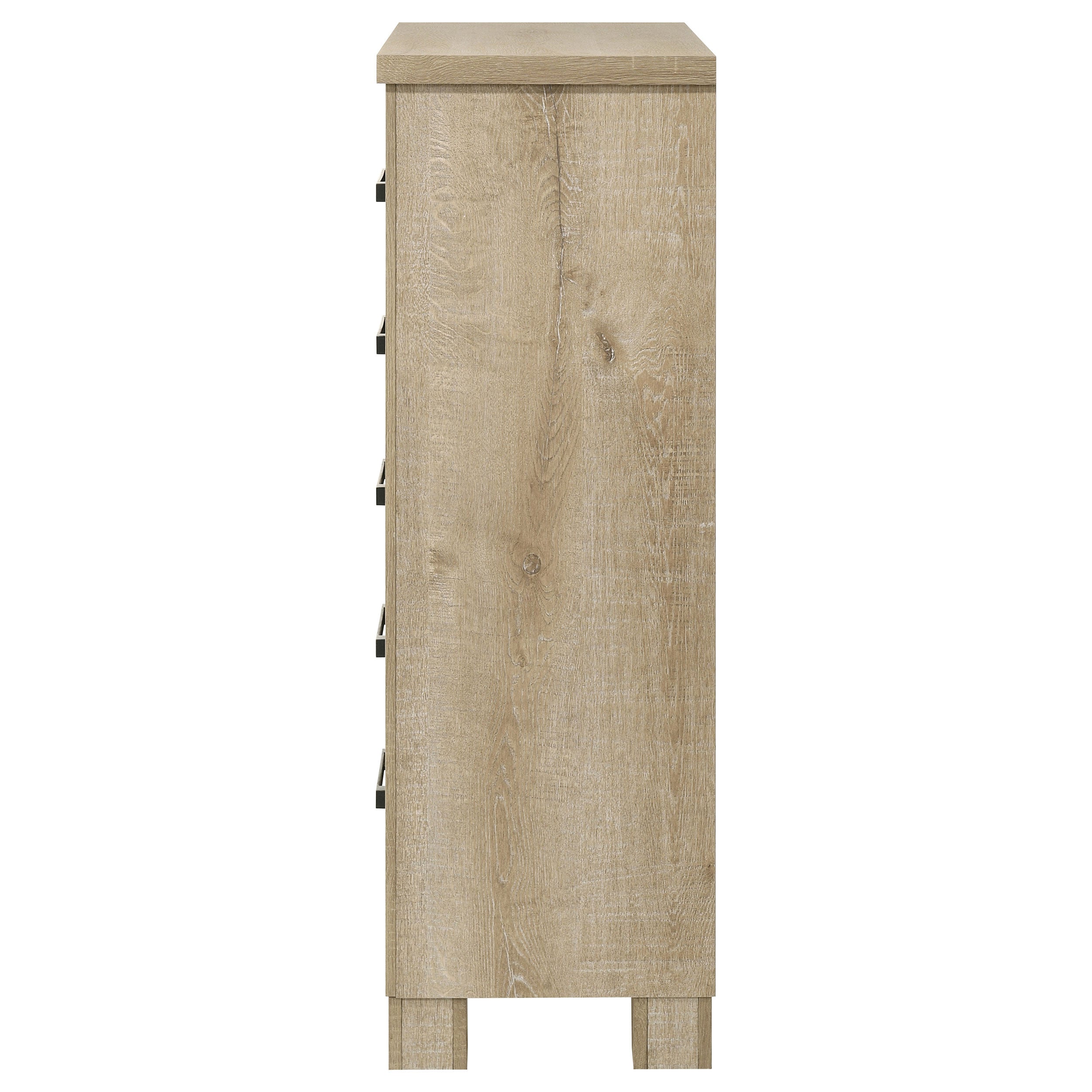 Oakglen 5-drawer Bedroom Chest of Drawers Weathered Oak — view 5