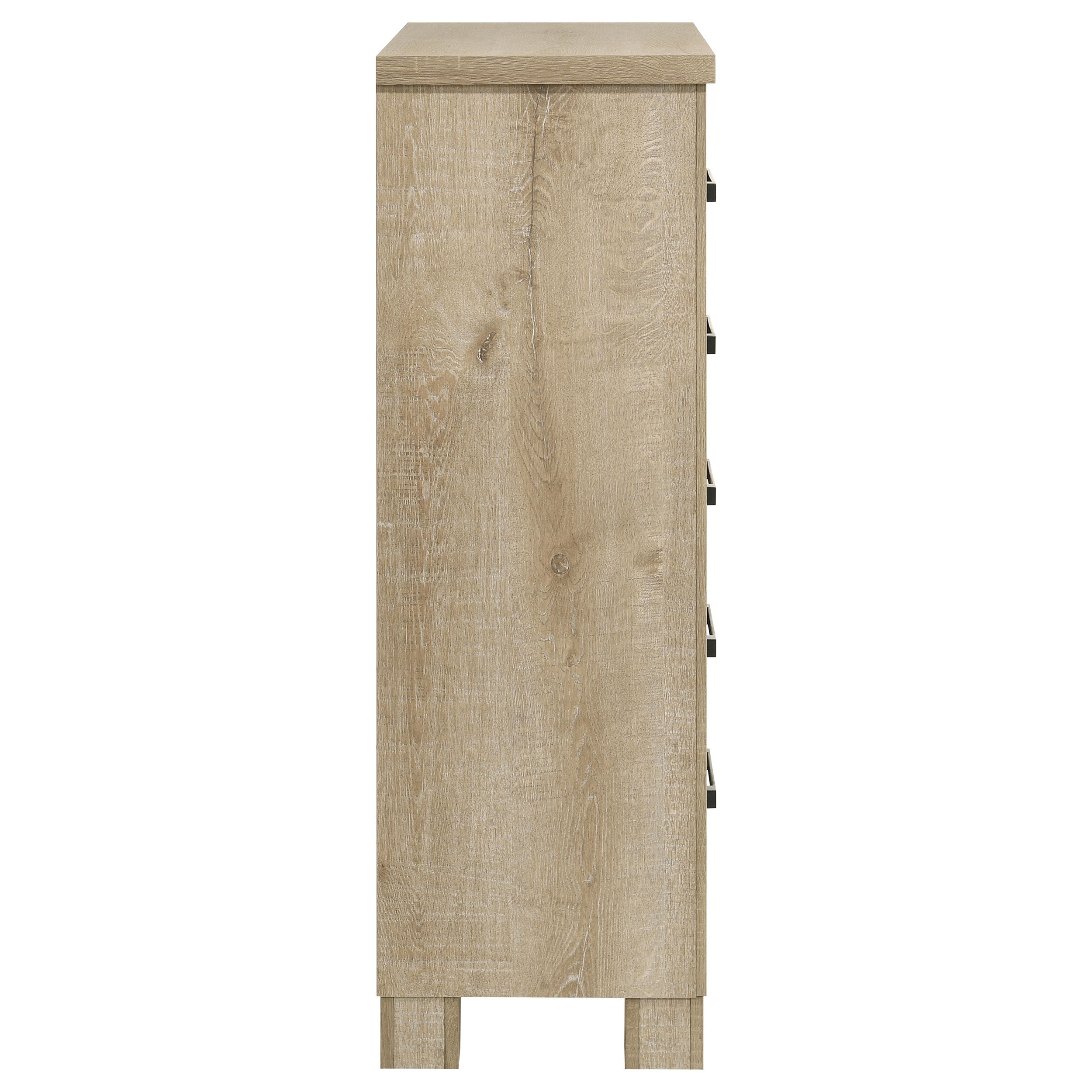 Oakglen 5-drawer Bedroom Chest of Drawers Weathered Oak — view 9