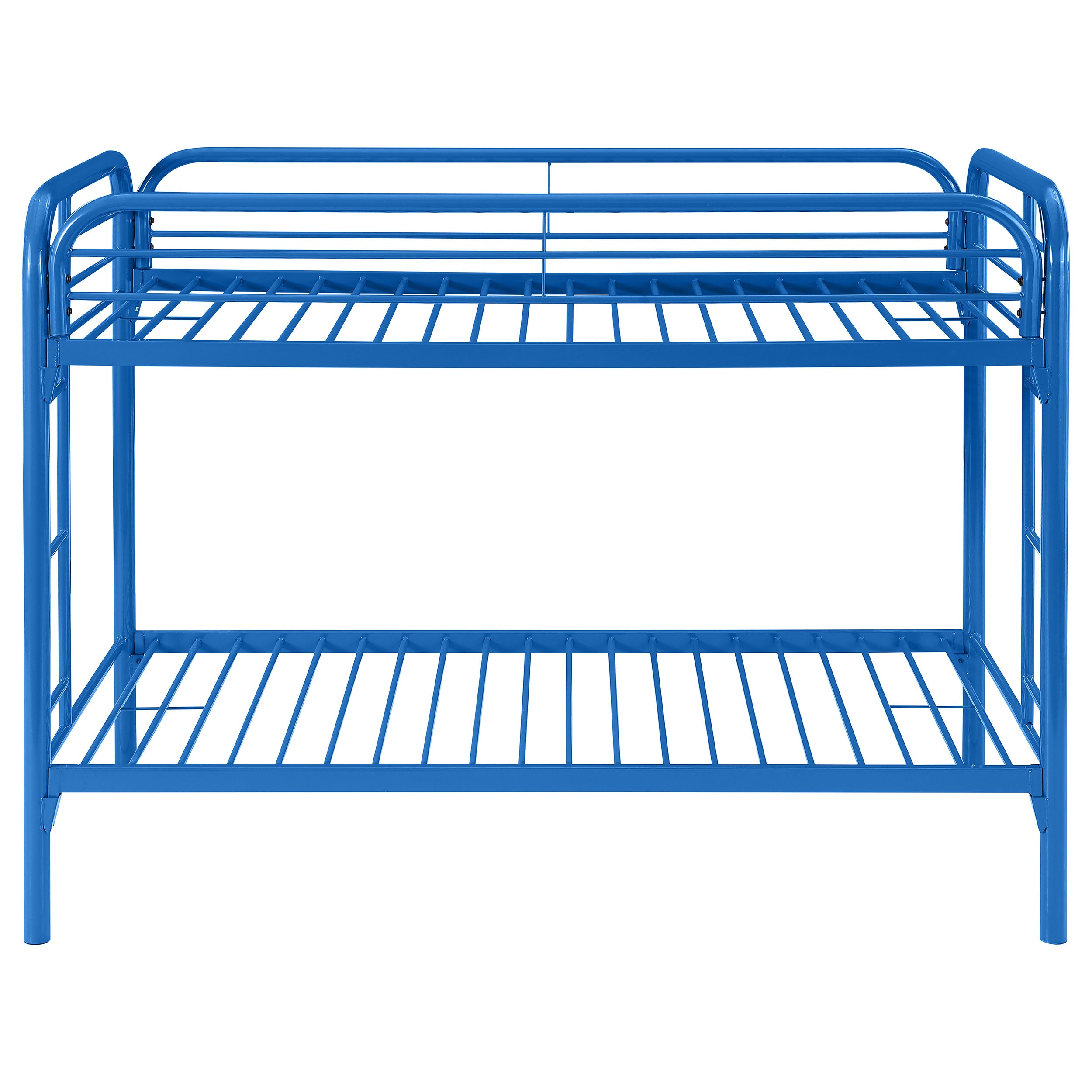 Morgan Metal Twin Over Twin Bunk Bed Blue — view 3