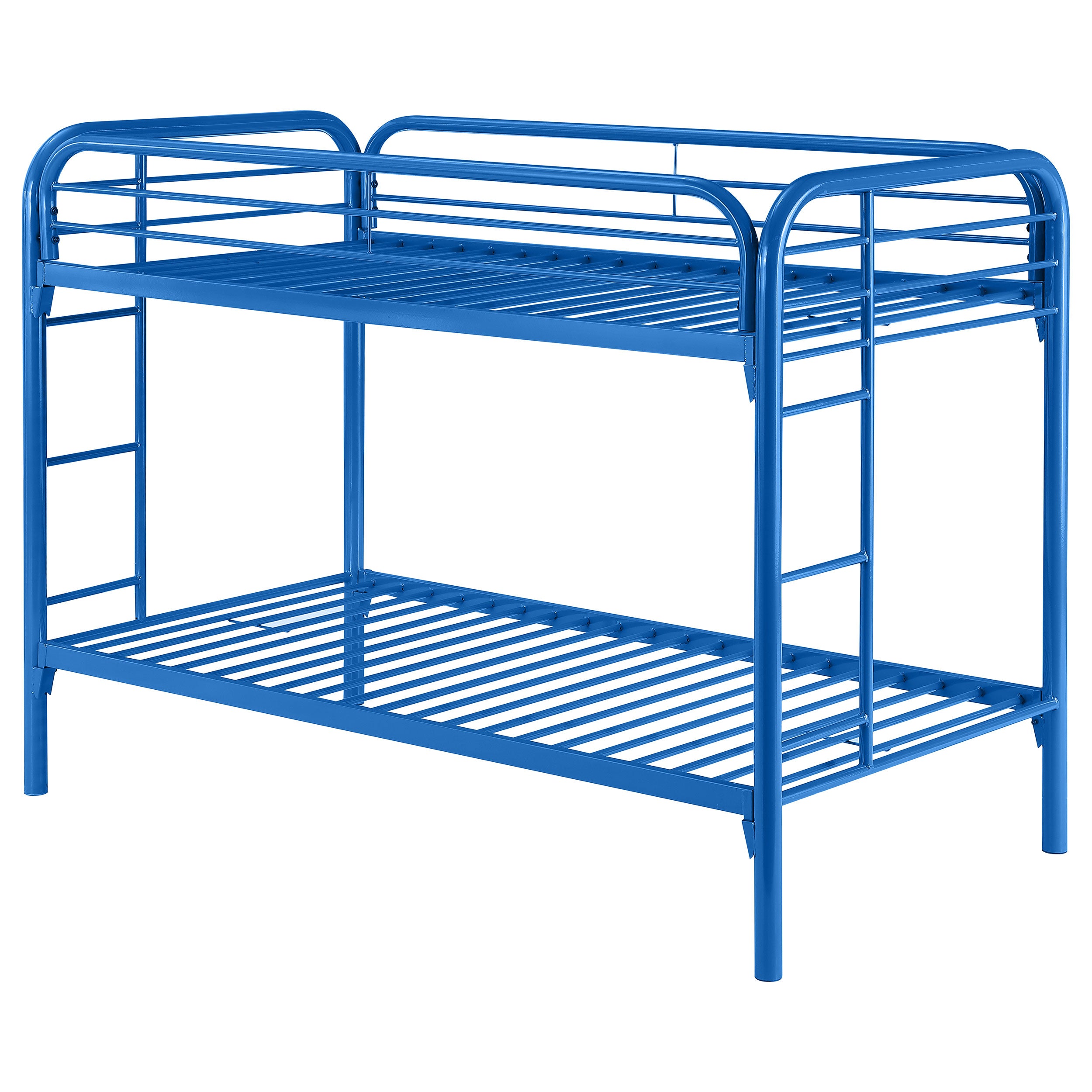 Morgan Metal Twin Over Twin Bunk Bed Blue — view 4