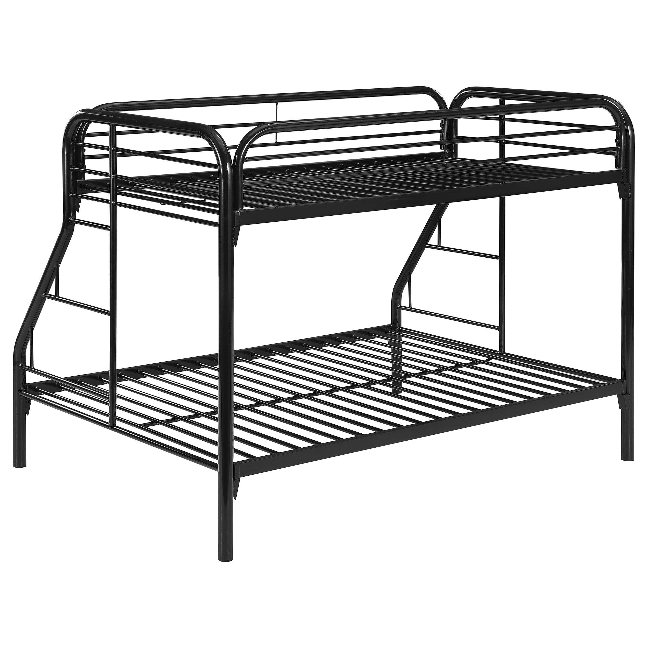 Morgan Metal Twin Over Full Bunk Bed Black — view 6