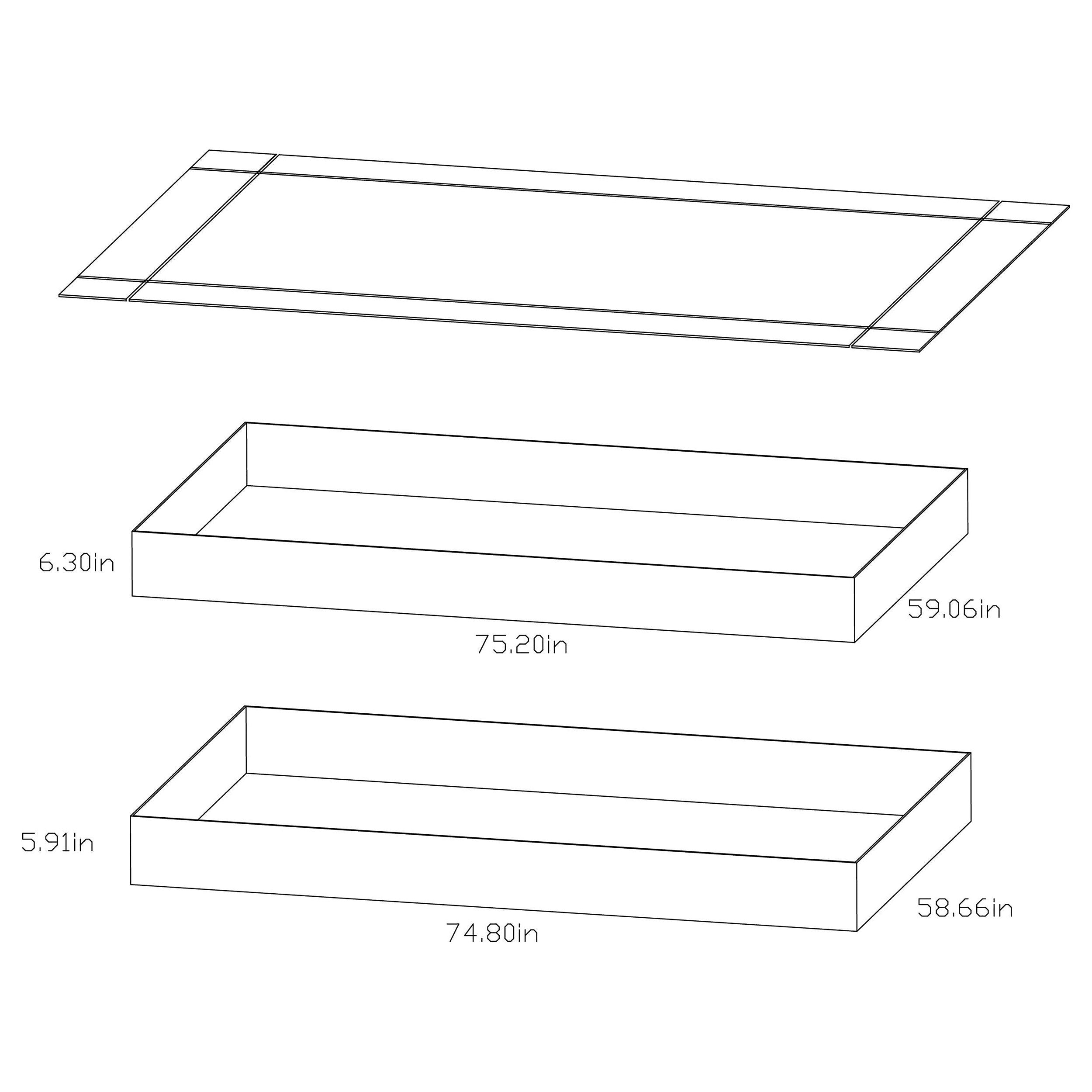 Morgan Metal Twin Over Full Bunk Bed Black — view 11