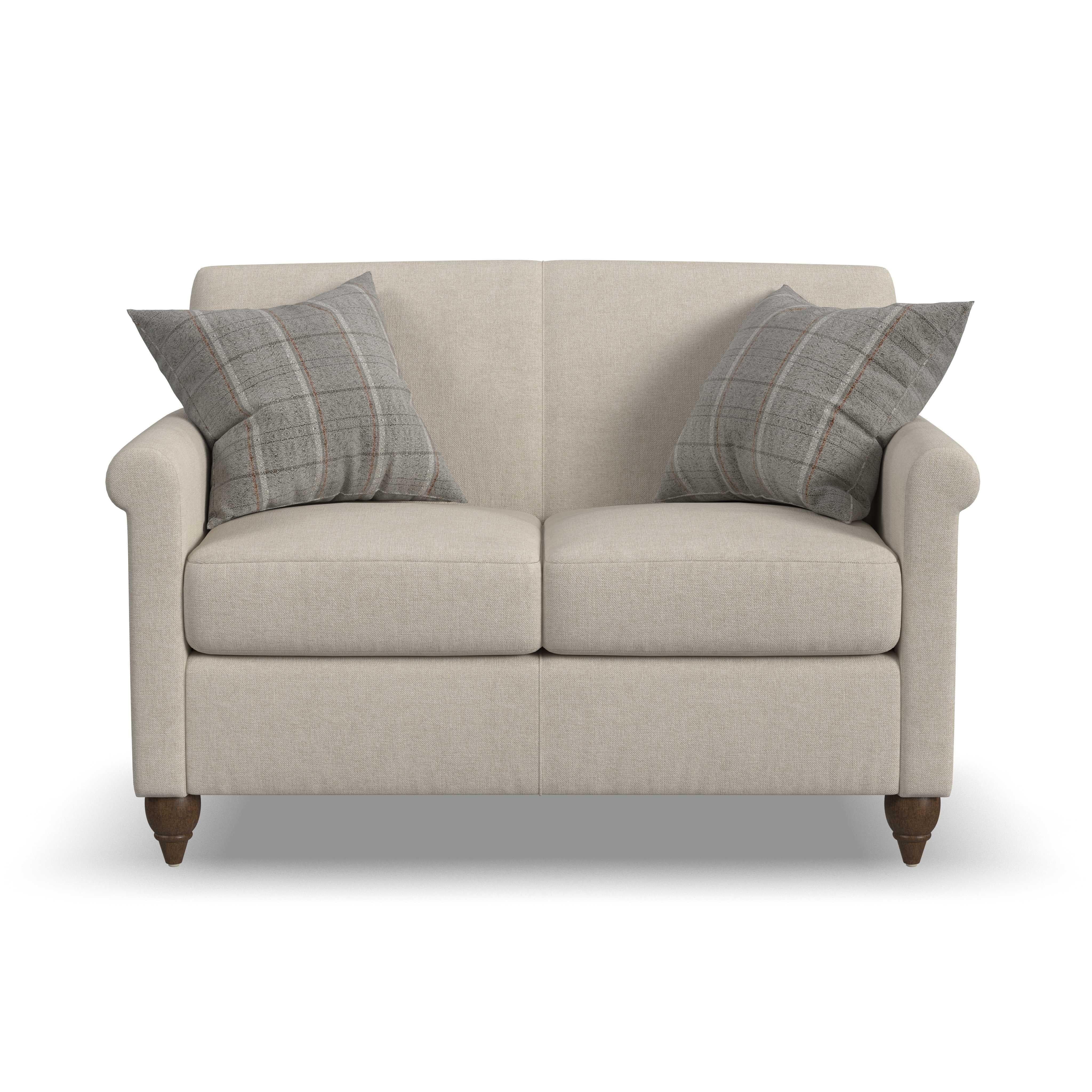 Stella - Loveseat - Light Gray - Atlantic Fine Furniture Inc