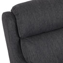 Contemporary Club Chair With Upholstered Fabric And Rubberwood Legs