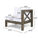 Brava - X Back Arm Chair