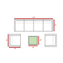 Outdoor Wicker Conversation Set With Cushions, All Weather