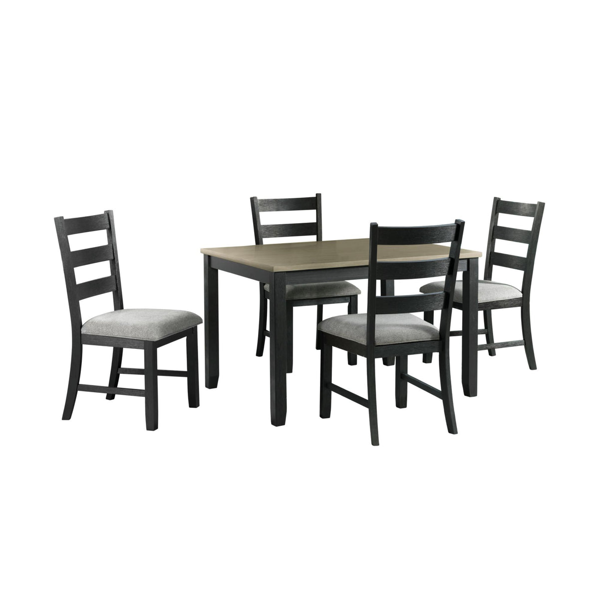 Martin Dining Set in Dark Gray by Elements International