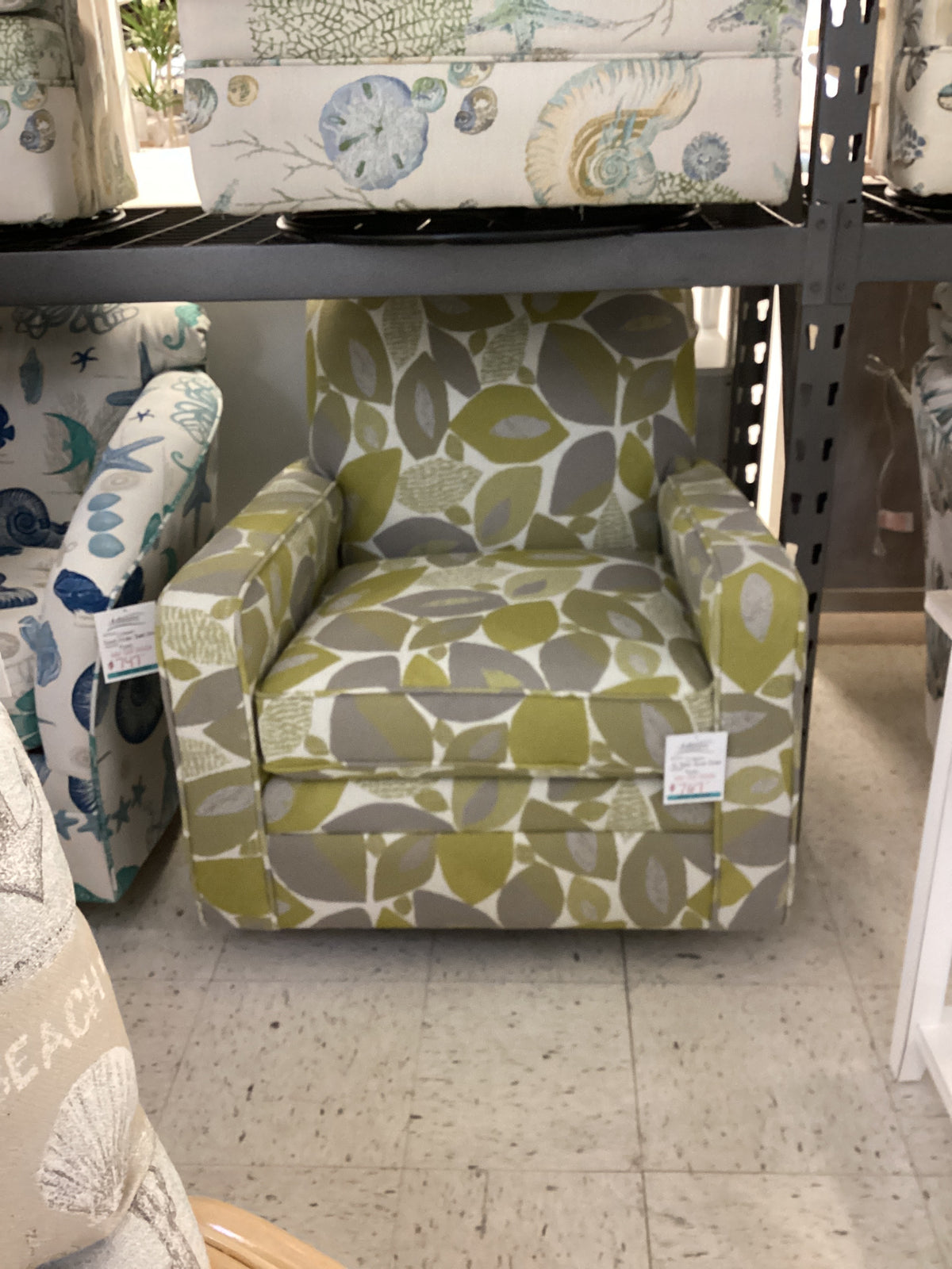 Custom Stanley Hi-Back Swivel Glider Chair - Atlantic Fine Furniture Melbourne FL