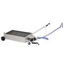 High Impact Polypropylene 20 Gallon Low Profile Oil Drain With Pump Steel - Gray