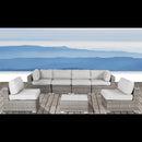 Outdoor Wicker Seating Group With Cushions