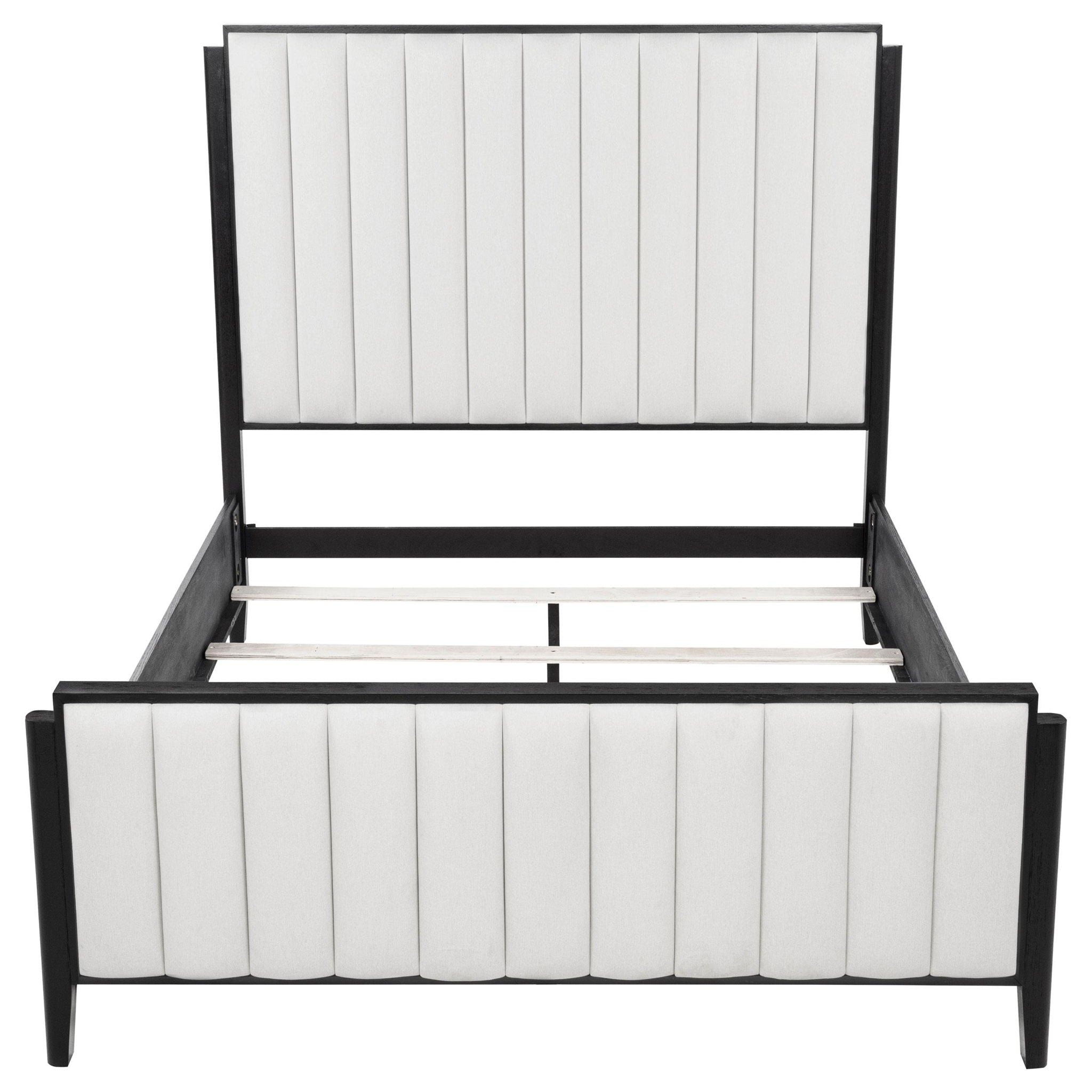 Brookmead 60-inch Upholstered Queen Bed Black