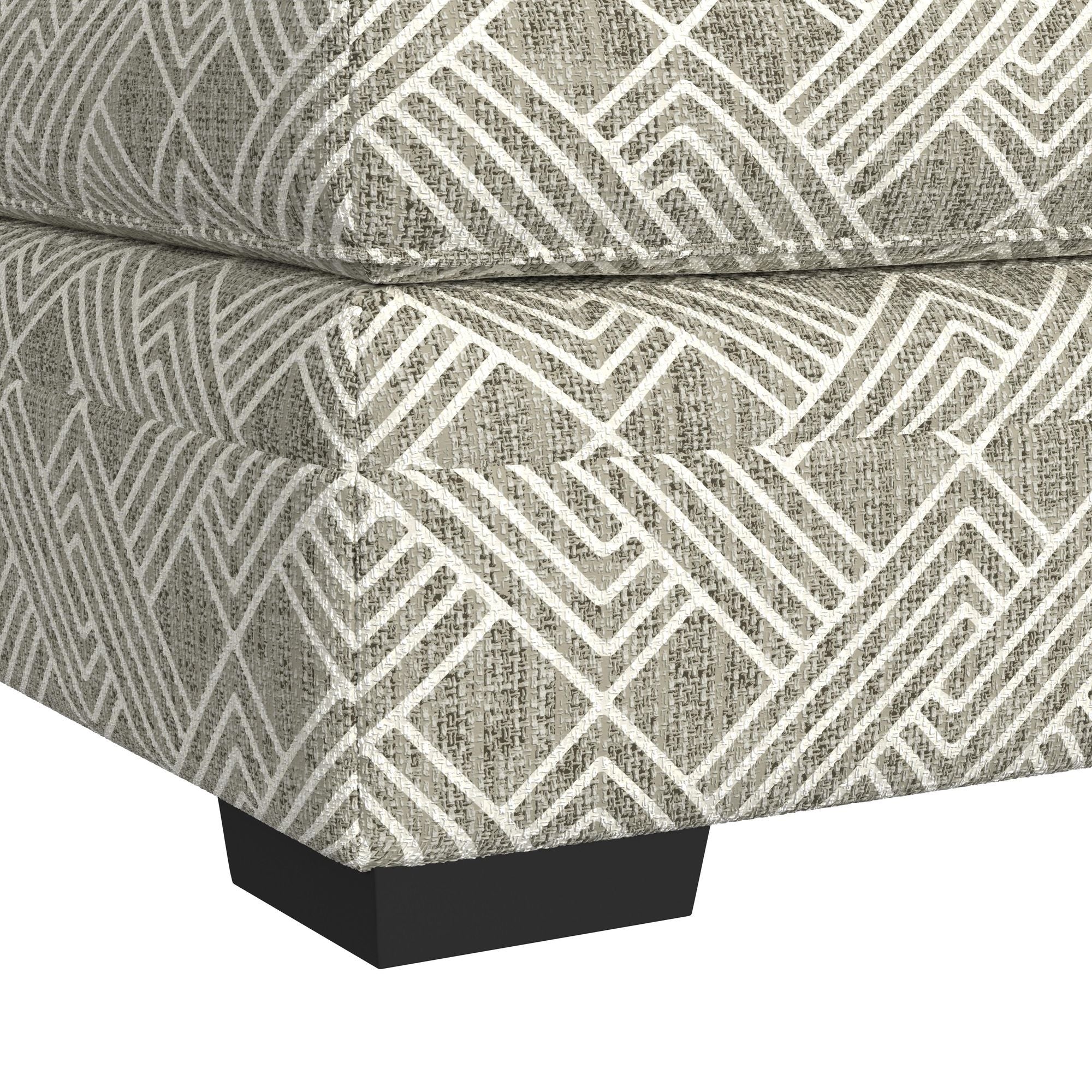 Tully - Ottoman - Modular Porcelain - Atlantic Fine Furniture Melbourne FL