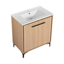 Modern Bathroom Vanity Base With Basin And Storage Cabinet