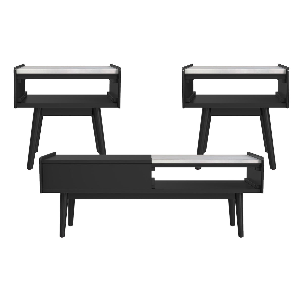 Lanette Occasional Table in Black by Elements International, view 2