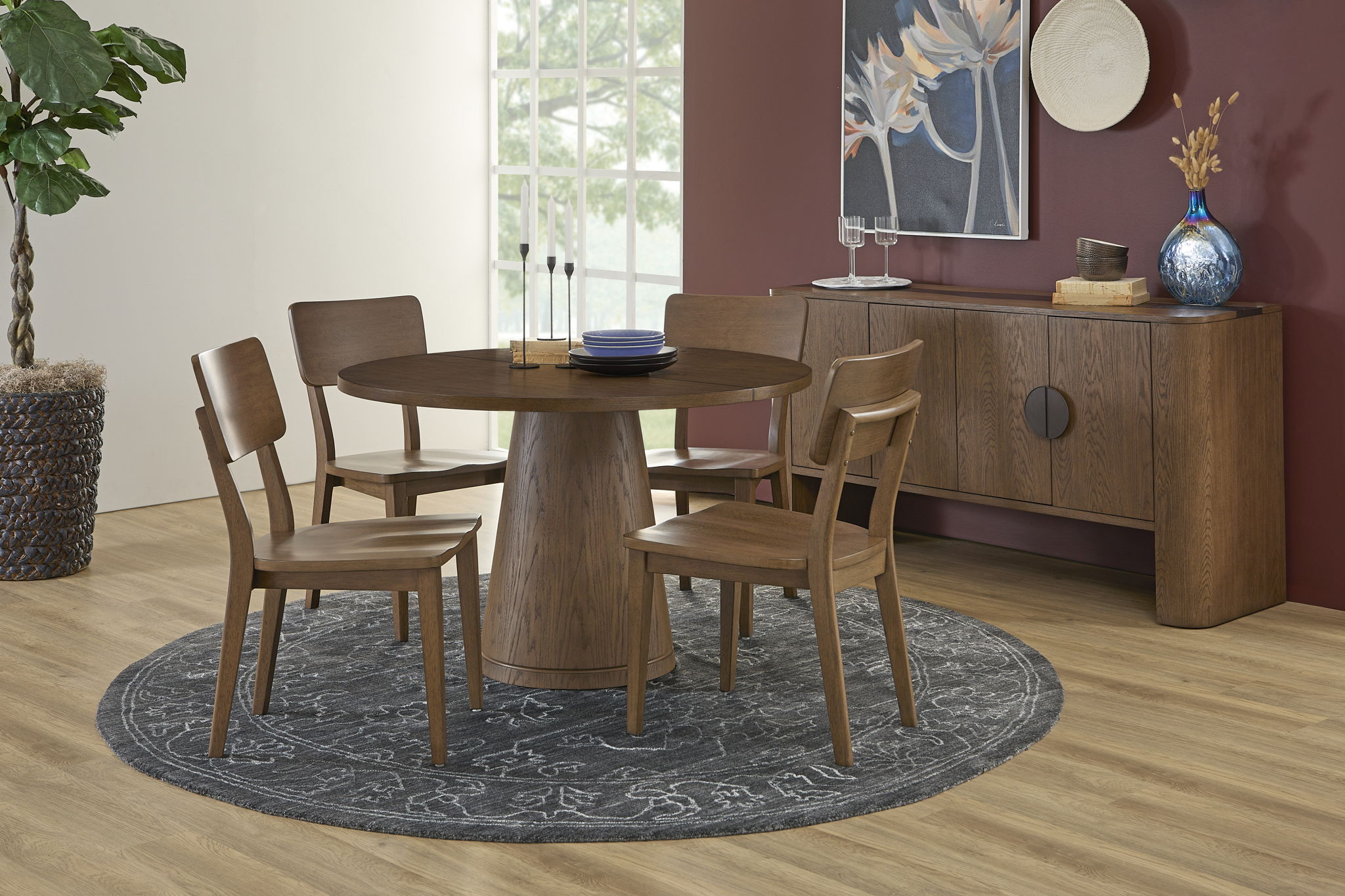 Lyra - Round Dining Table - Light Brown